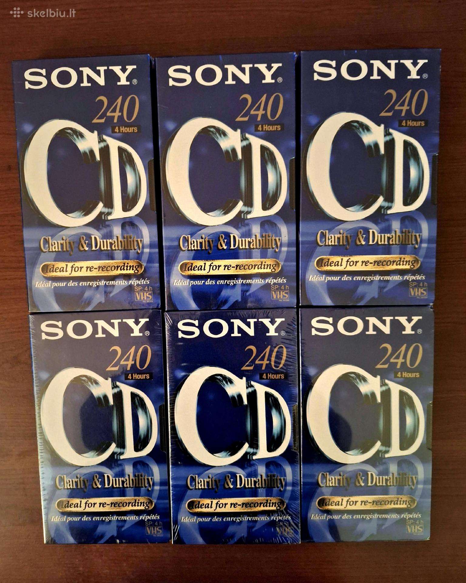 Sony vhs kasetės