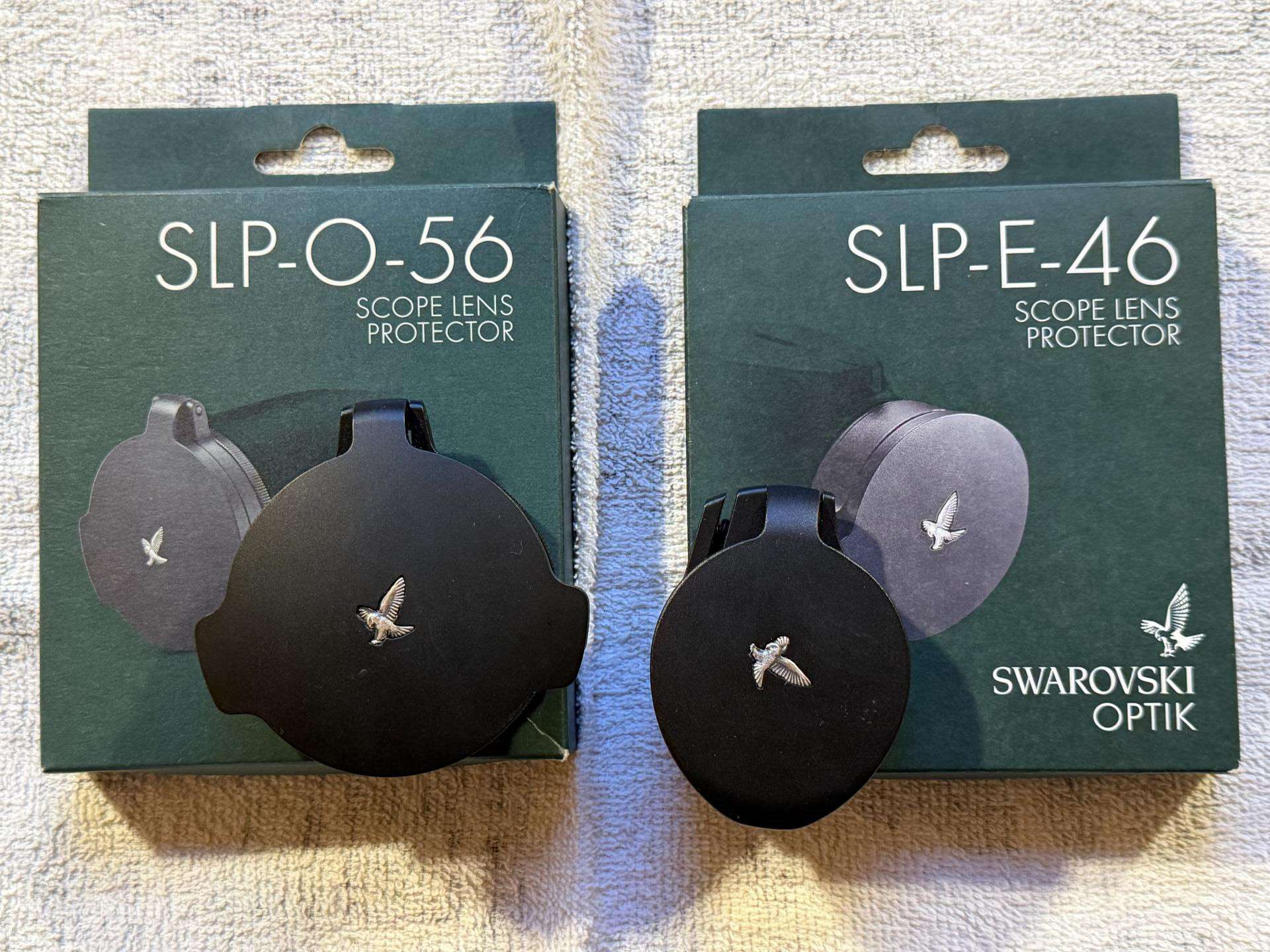 Swarovski optikos dangteliai Slpo56 ir Slpe46