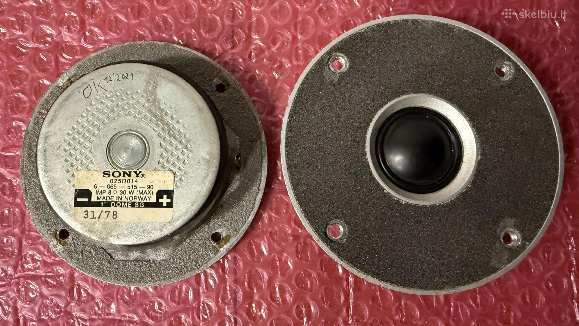 Sony ss g1 Mk2 originalūs aukštadažniai