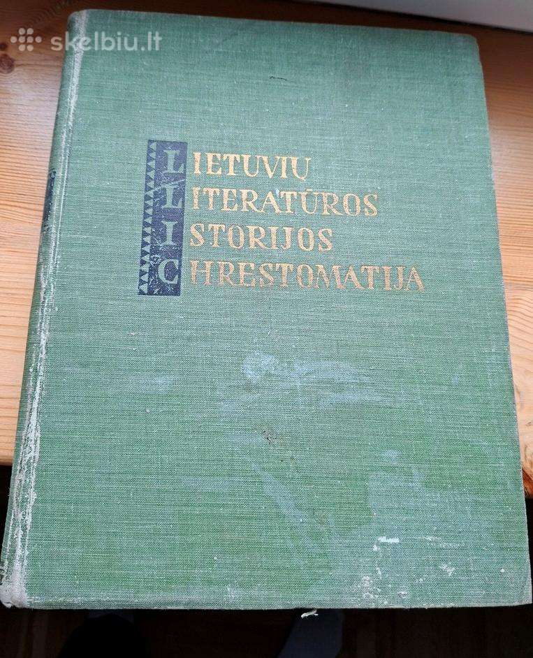 Knyga 1957m. Lietuvių literatūros istorija