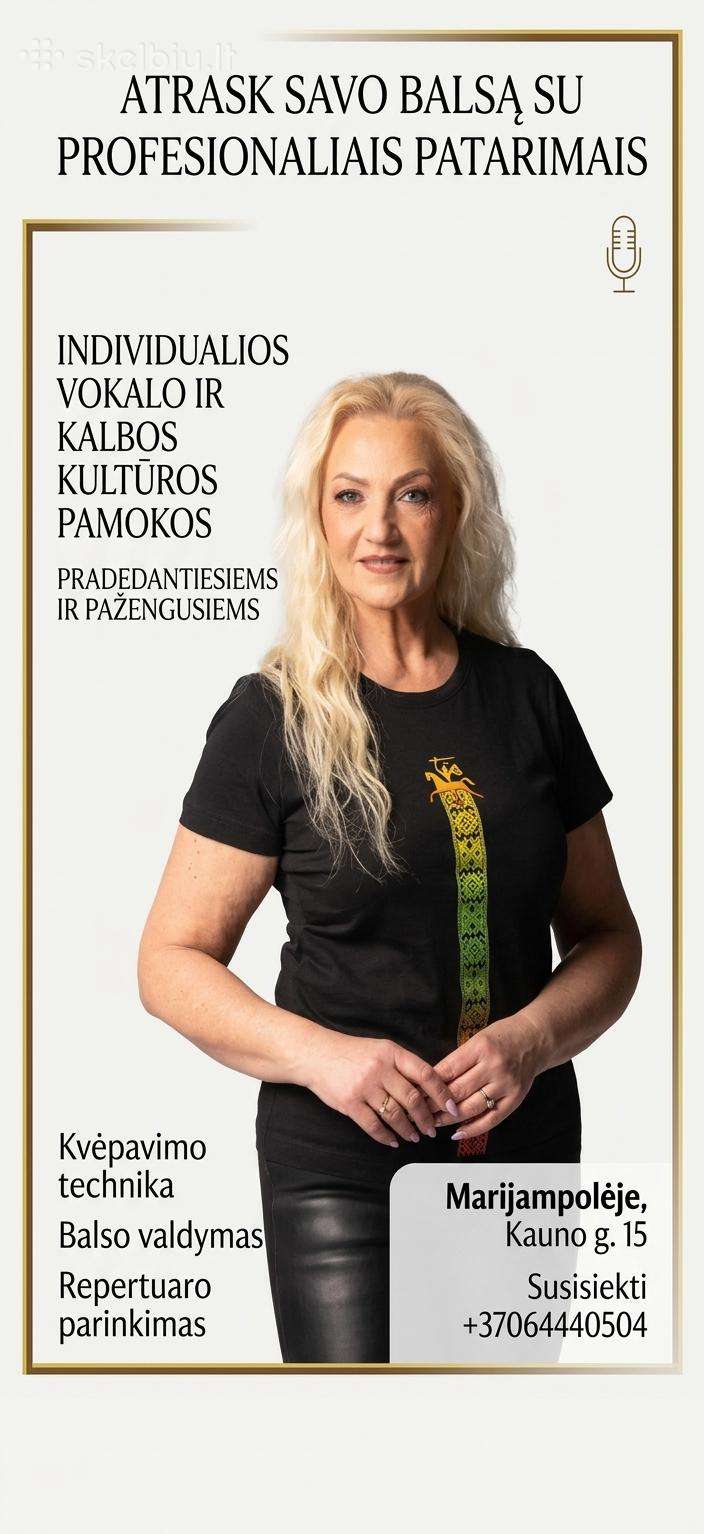 Vokalo ir kalbos kultūros pamokos