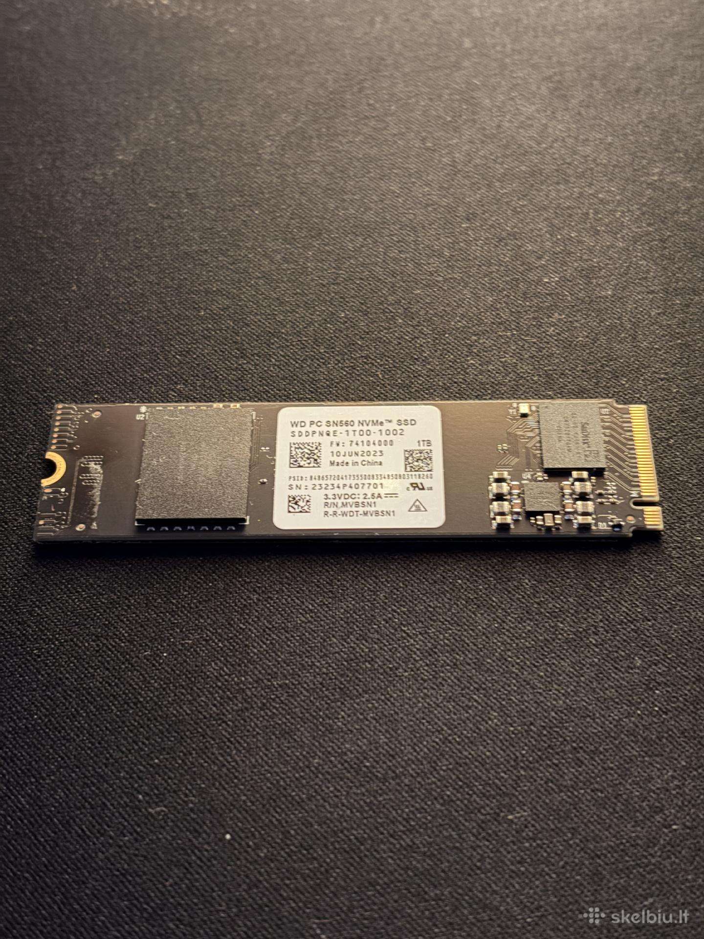 Wd Pc Sn560 Nvme SSD 1tb (m.2 2280)