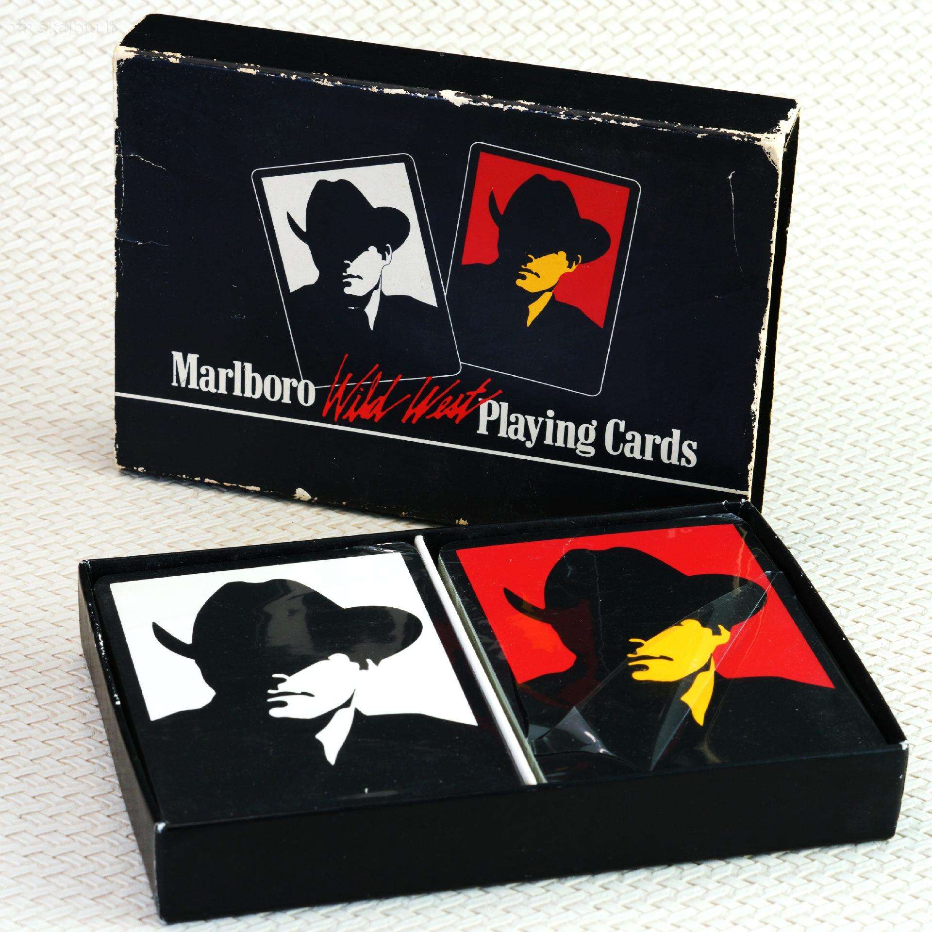 Neišpakuotos „Marlboro Wild West“ kortos