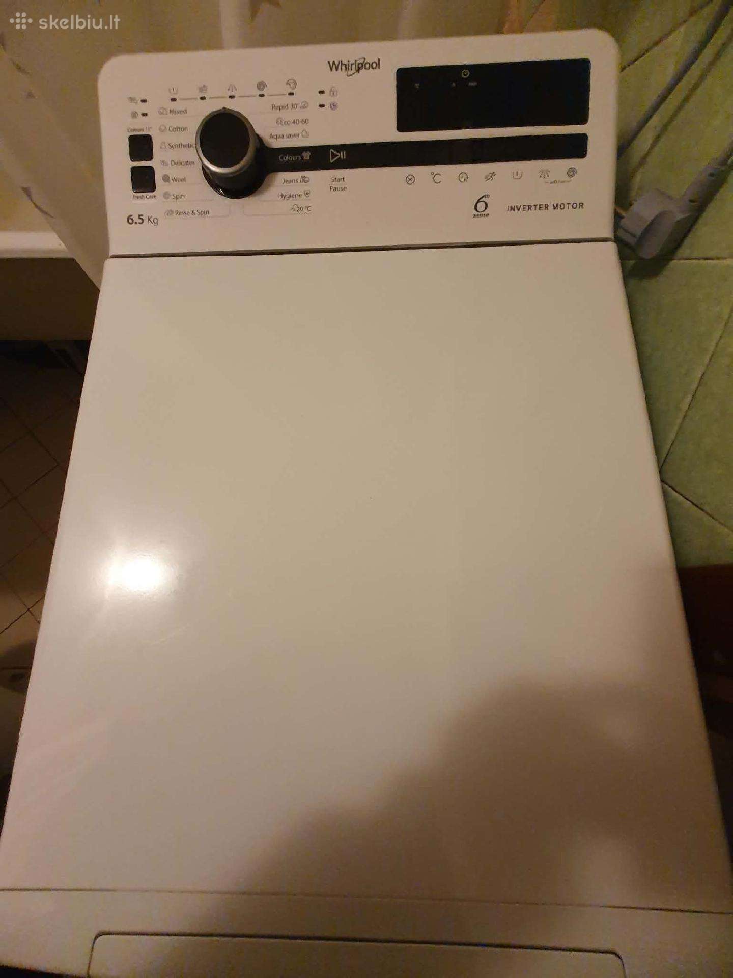 Skalbimo mašina Whirlpool 6.5 kg