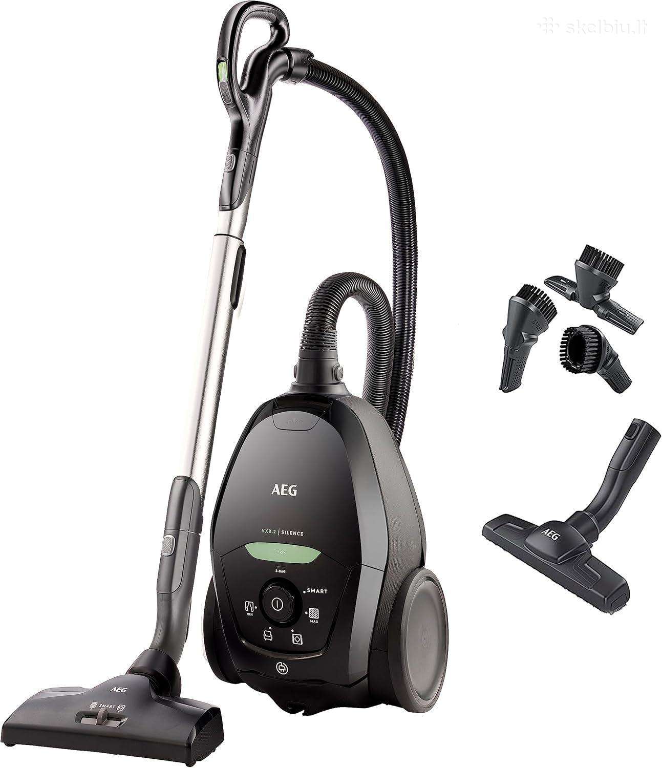 Aeg Vx8-2-1-ko dulkių siurblys su maišeliu 600 W