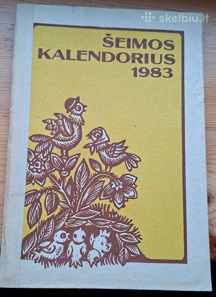 Knyga 1983m. Šeimos kalendorius 1983