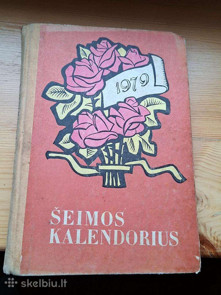 Knyga 1979m. Šeimos kalendorius 1979