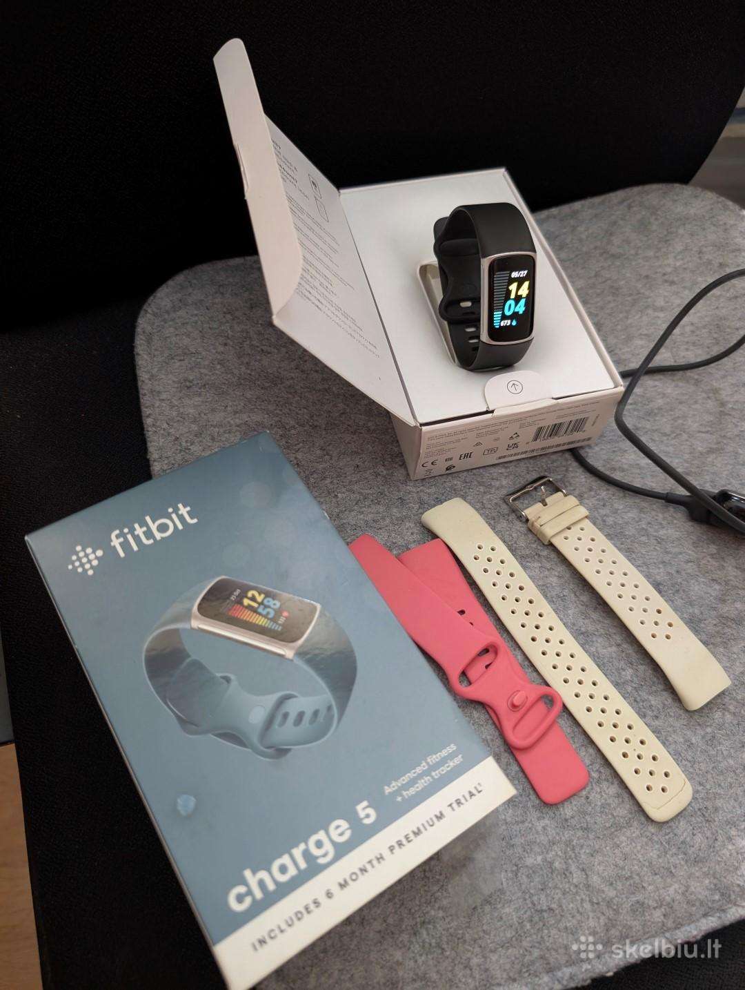 Fitbit Charge 5 puikios būklės smart laikrodis
