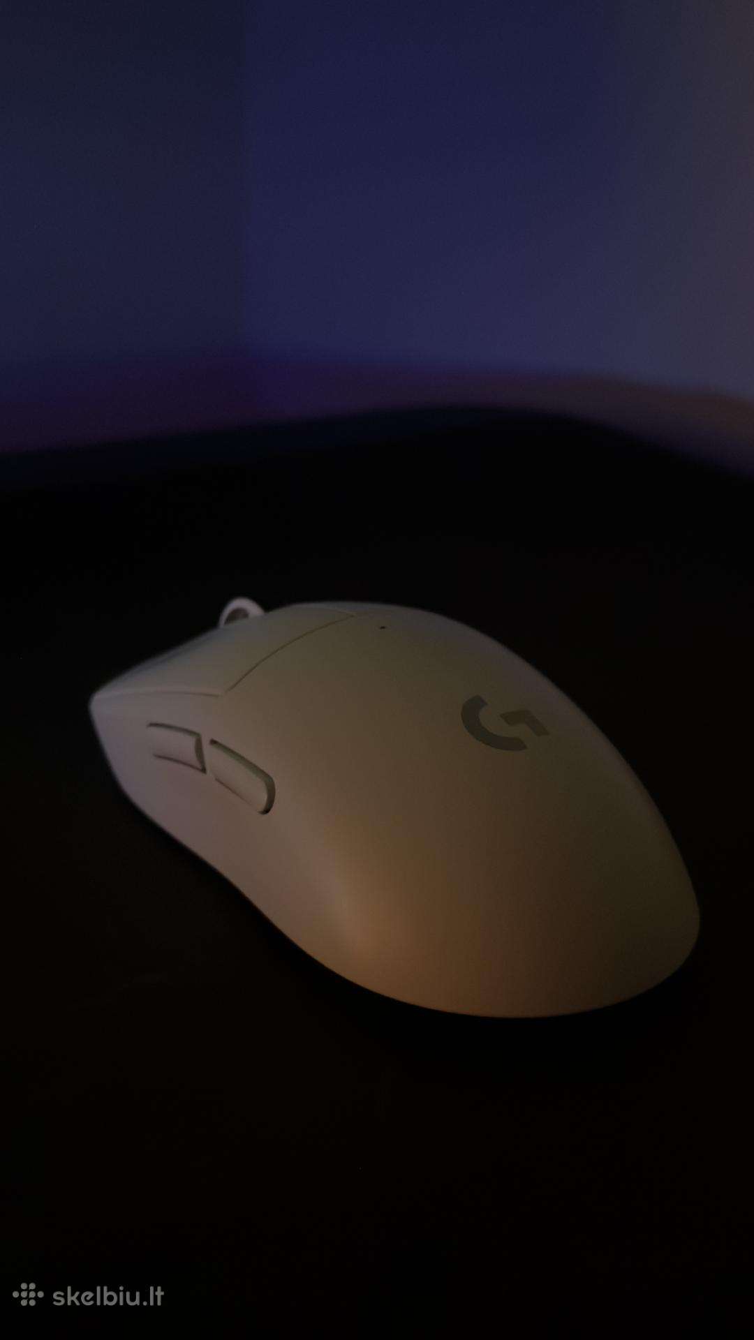 Logitech Pro X Superlight 2 White Žaidimų pėlė