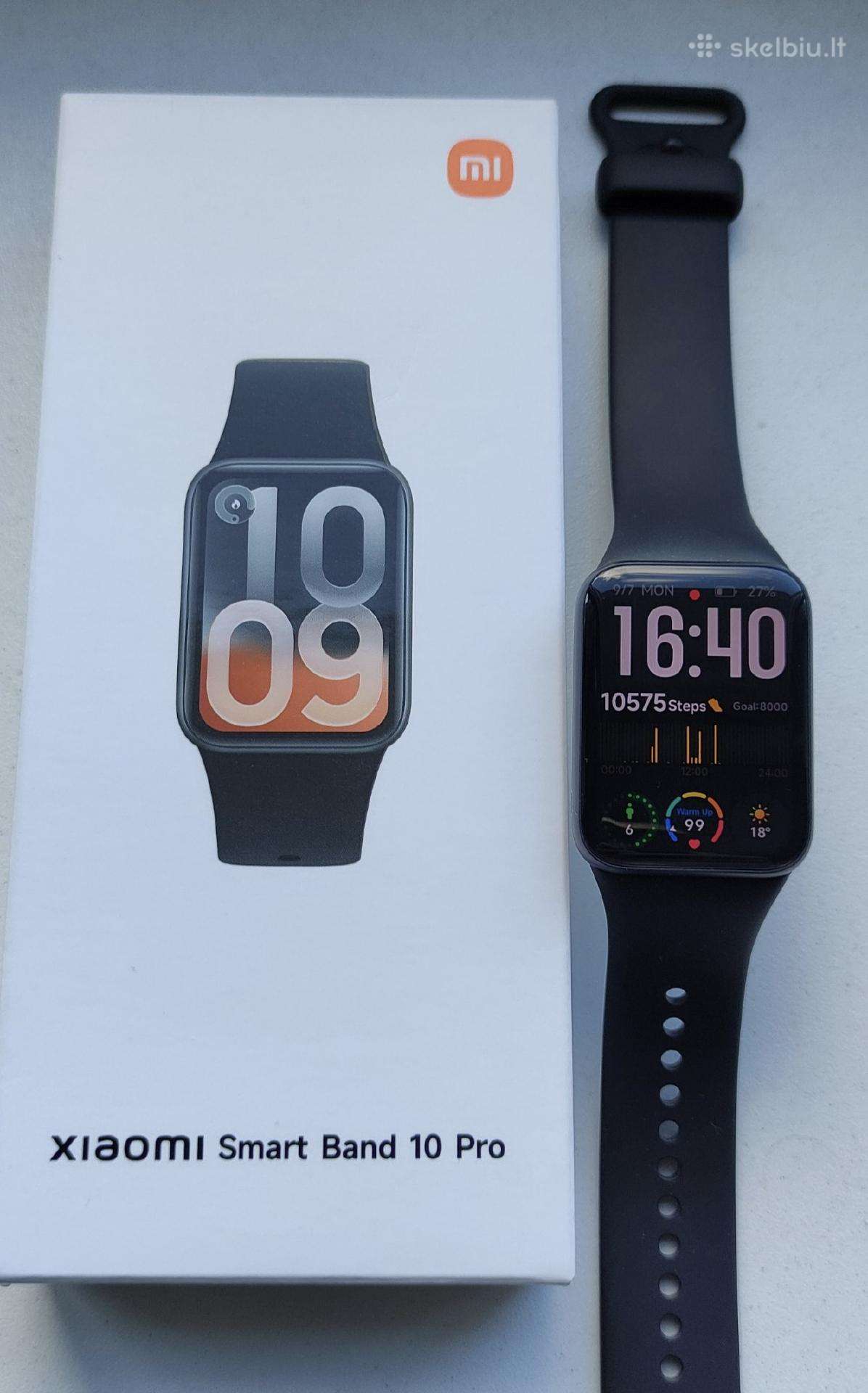 Xiaomi Smart Band 10 Pro. Naujas, garantija.