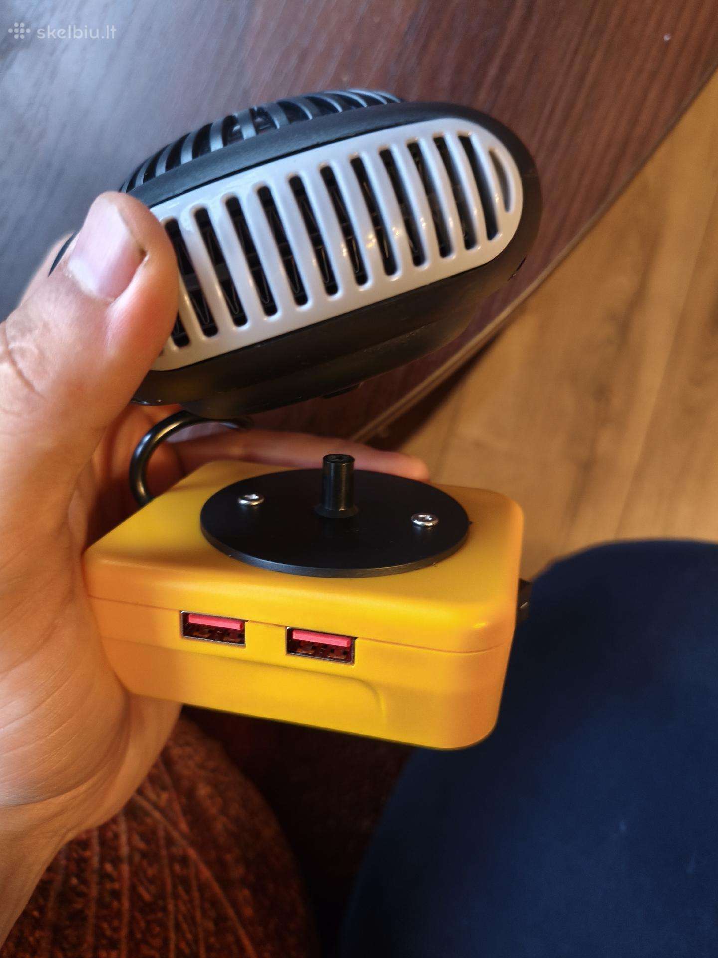 Sildituvas su dviem usb portais
