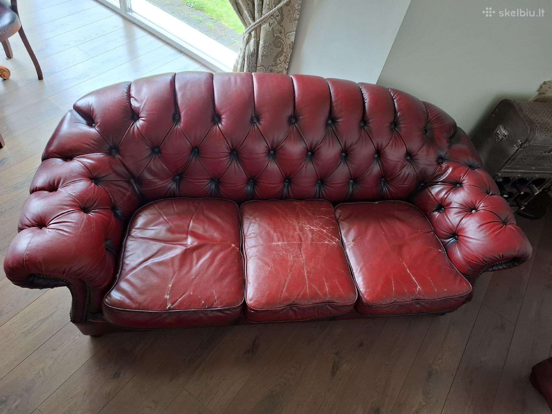 Chesterfield naudoti baldai