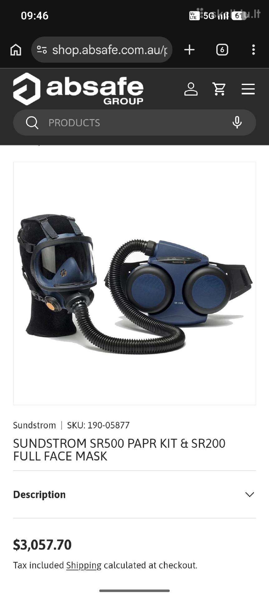 Sundstrom Sr500 Kauke orui filtruoti