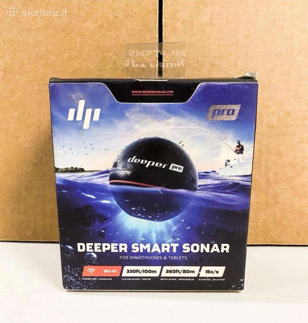 Deeper pro sonaras