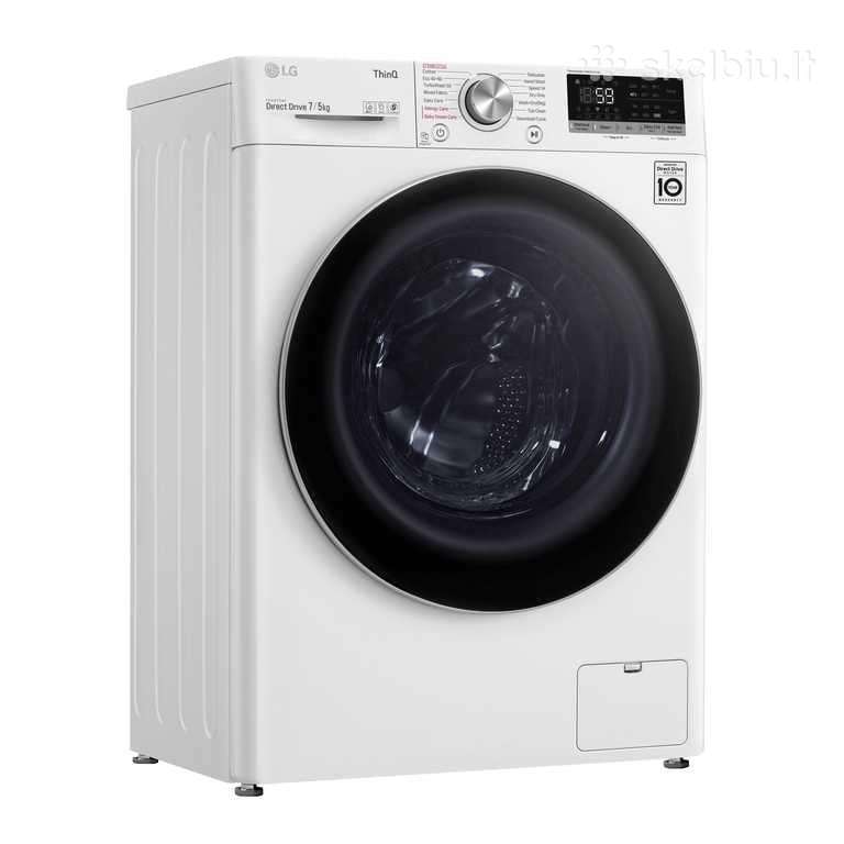 2 in1 Skalbykle dziovykle LG F2dv5s7s1e