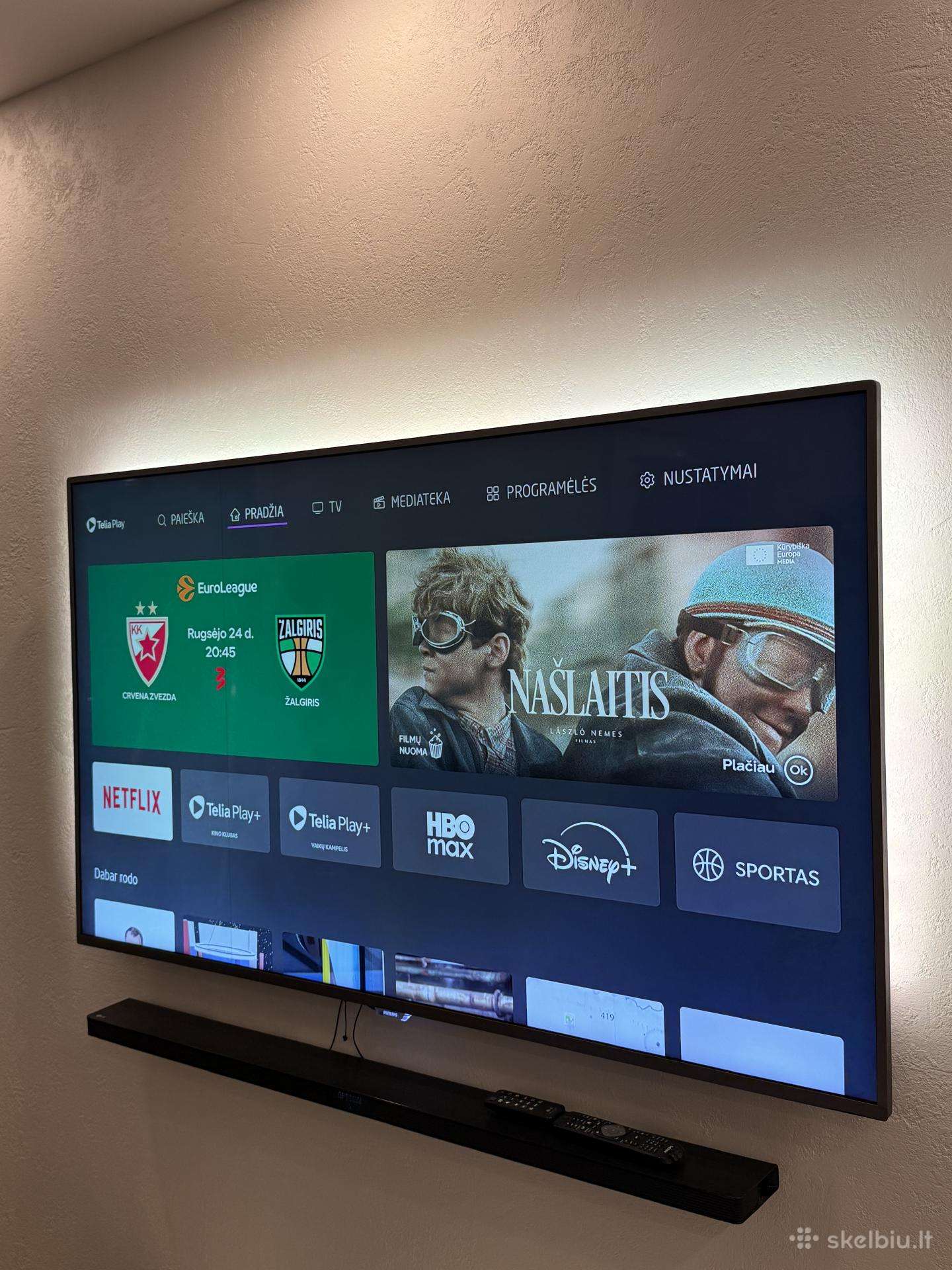 Philips 65 colių išmanus TV