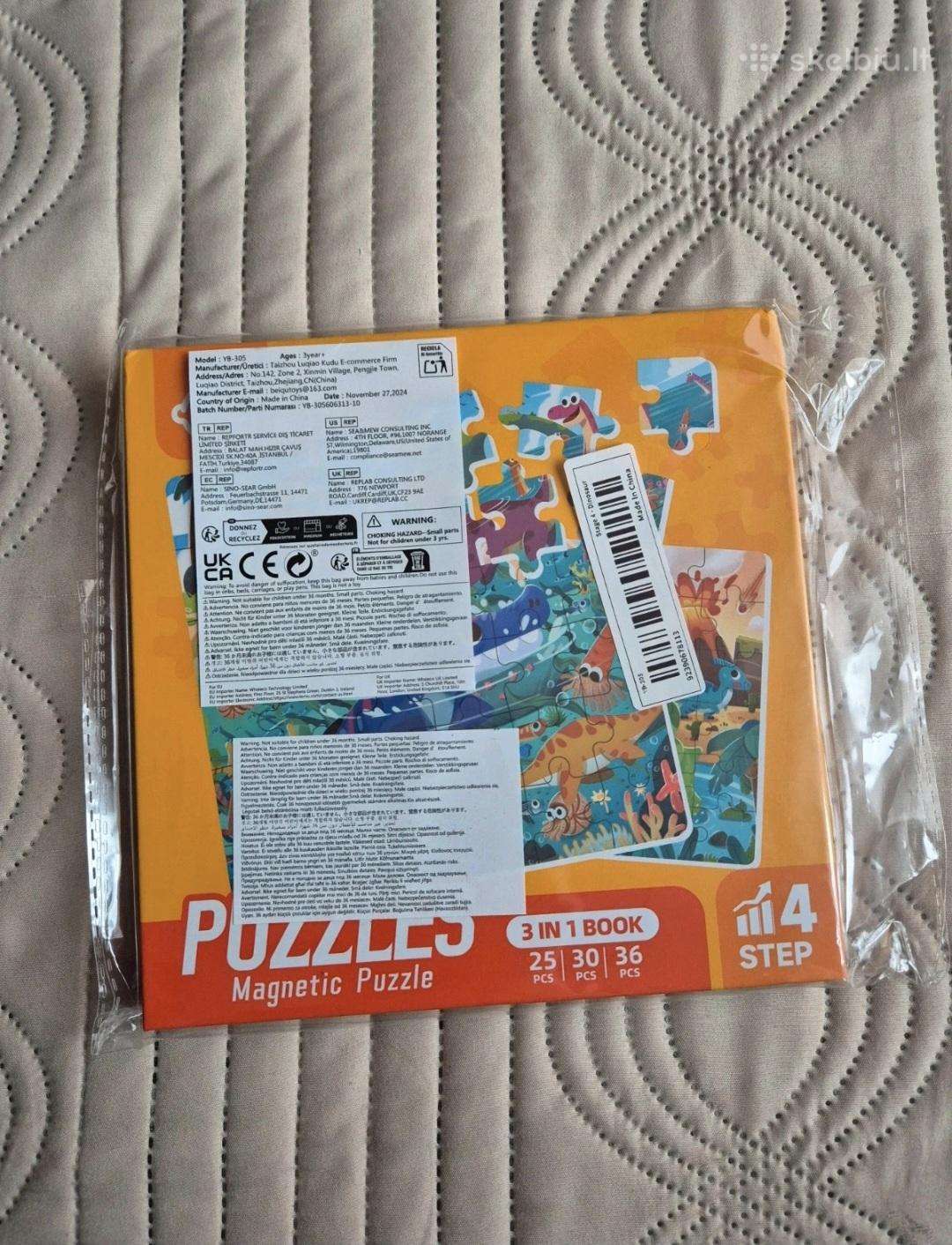 Smagi, nauja magnetinė dėlionė vaikui nuo 3 metų