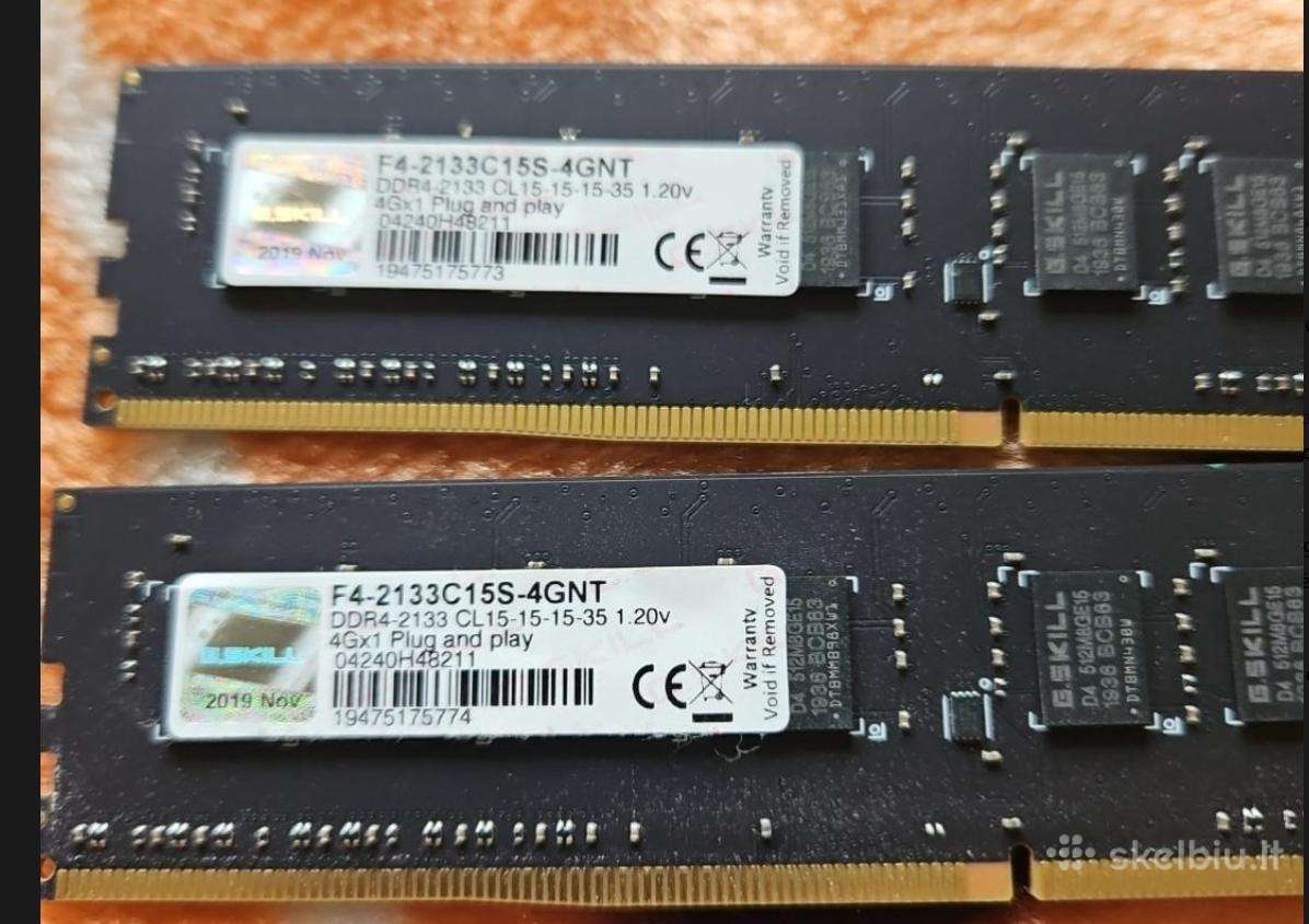 Ddr4 atmintis 2x4gb