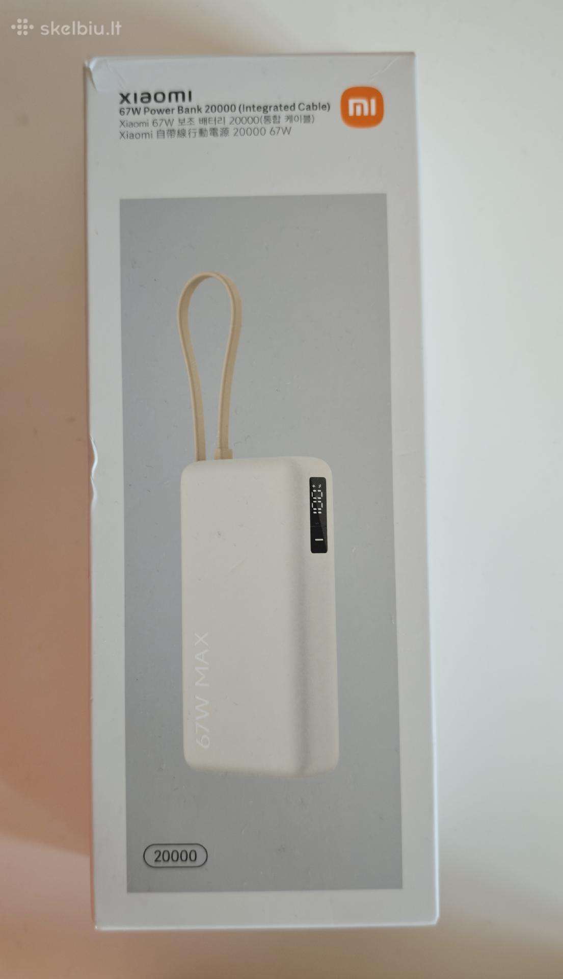 Xiaomi 67w Power bank 20000