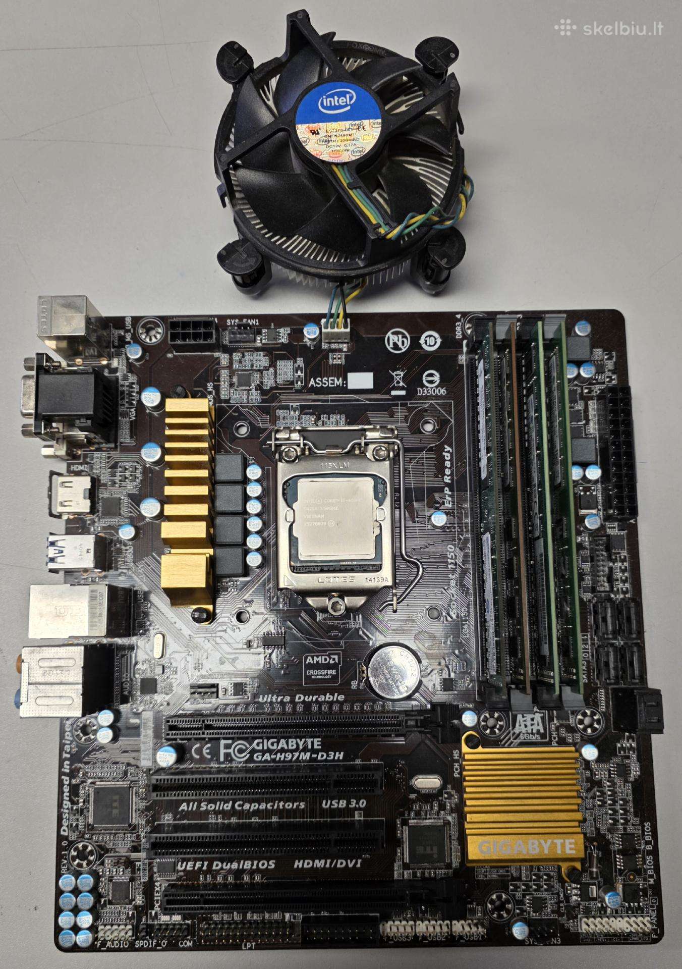 Motininiu Komplektai Mainboard + Cpu+RAM+SSD+HDD