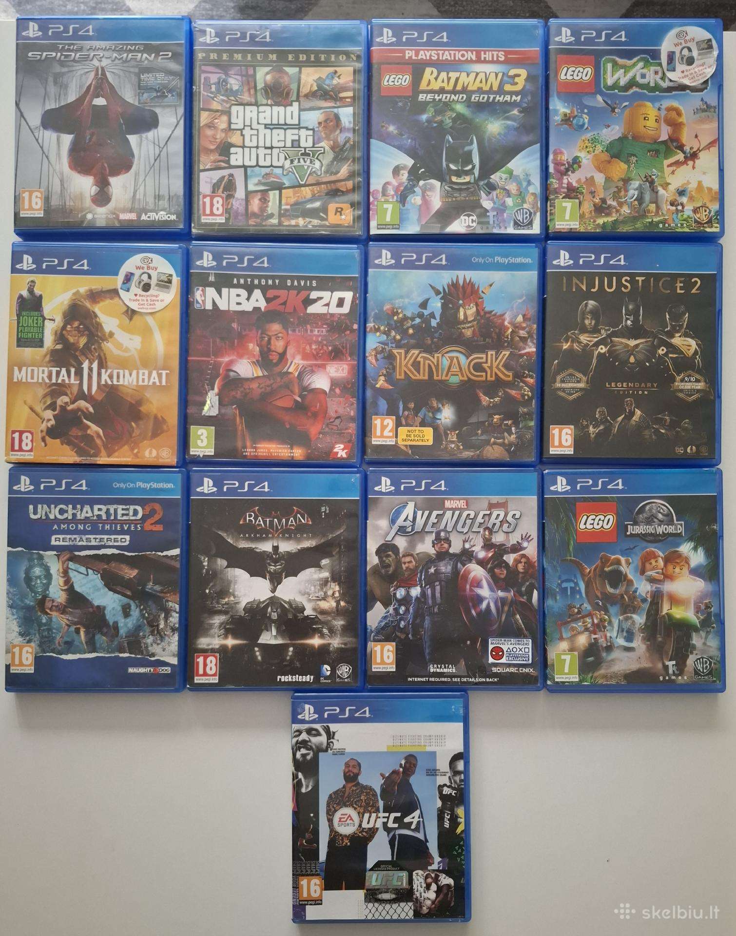 Parduodam ps4 žaidimus
