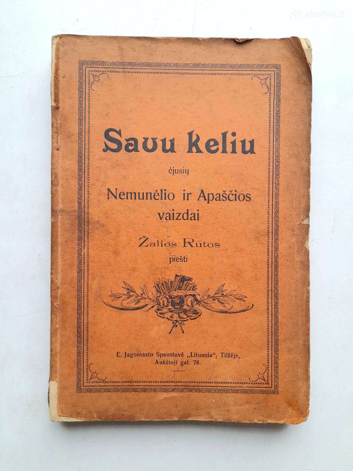 "Savu keliu" 1923m A Sabaliauskas