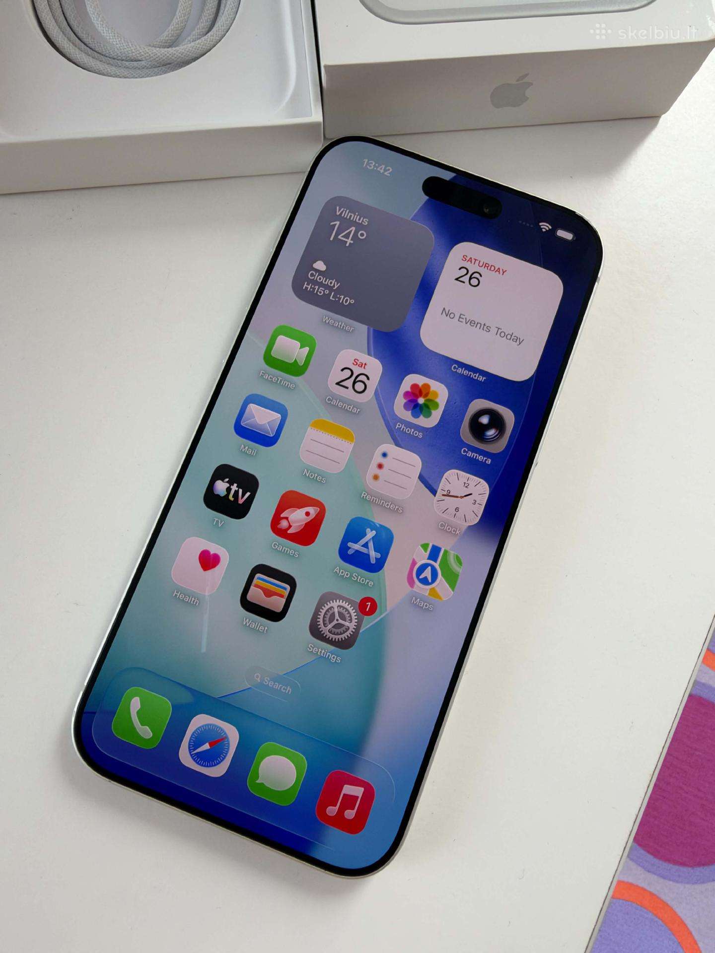 iPhone 17 Pro Max silver 256gb