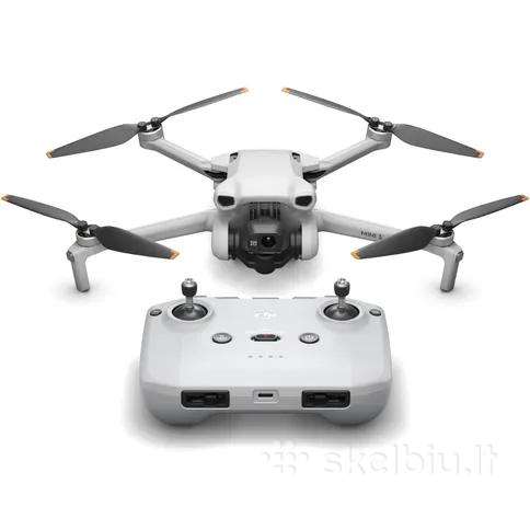 Dji Mini 3 (su įprastu RC-n1 pultu) dronas naujas