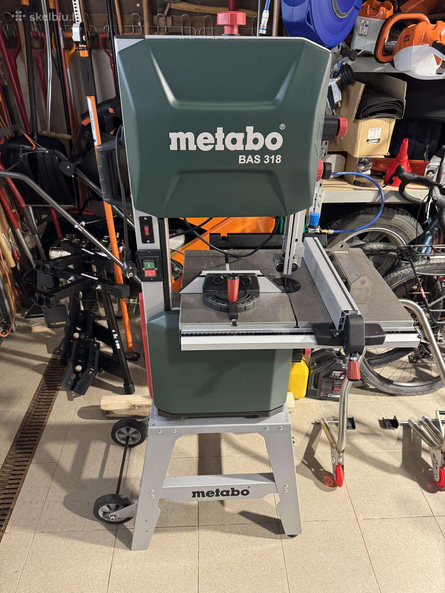 Parduodu juostines pjovimo stakles Metabo Bas 318