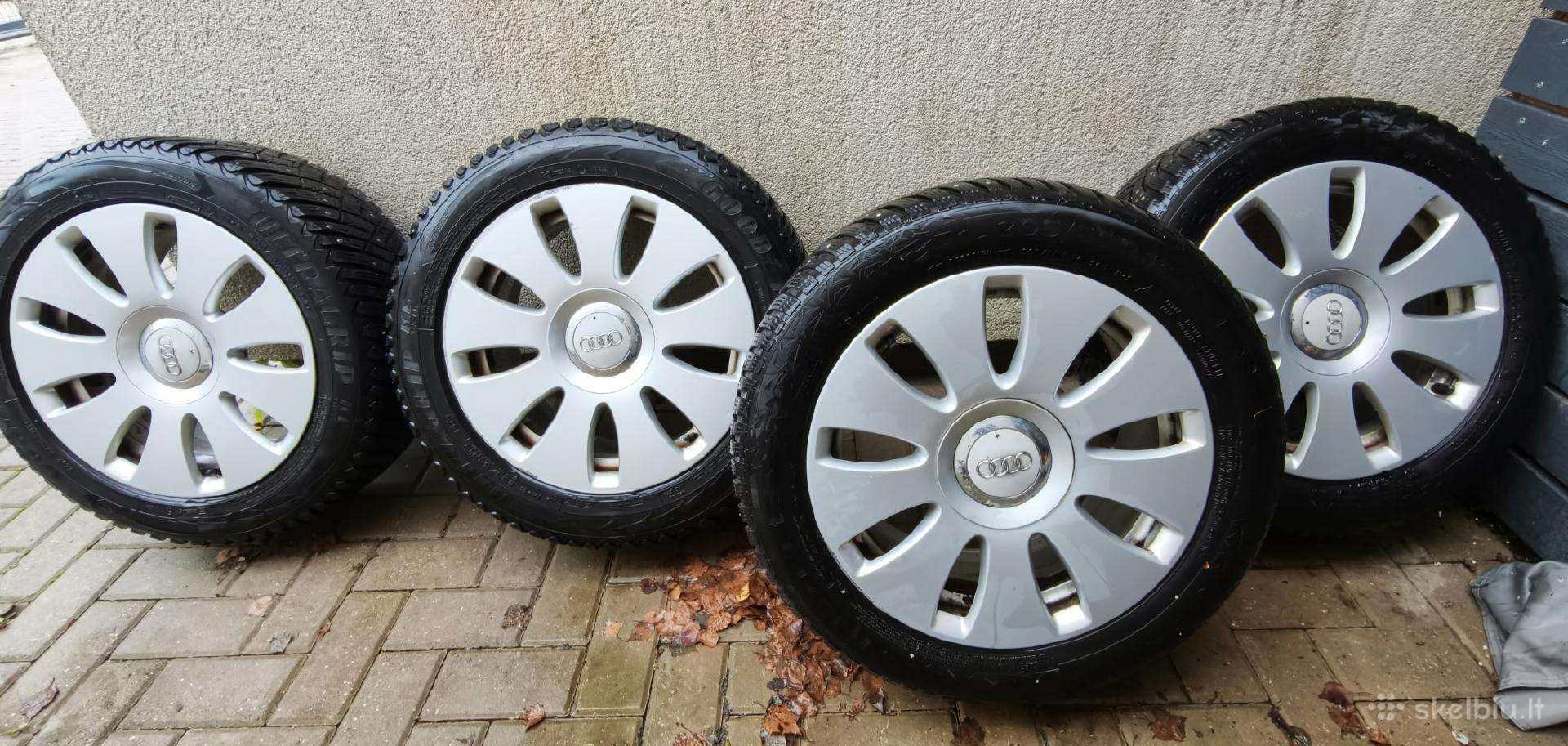 Žieminės padangos (spygl.) su ratlankiais Audi A4