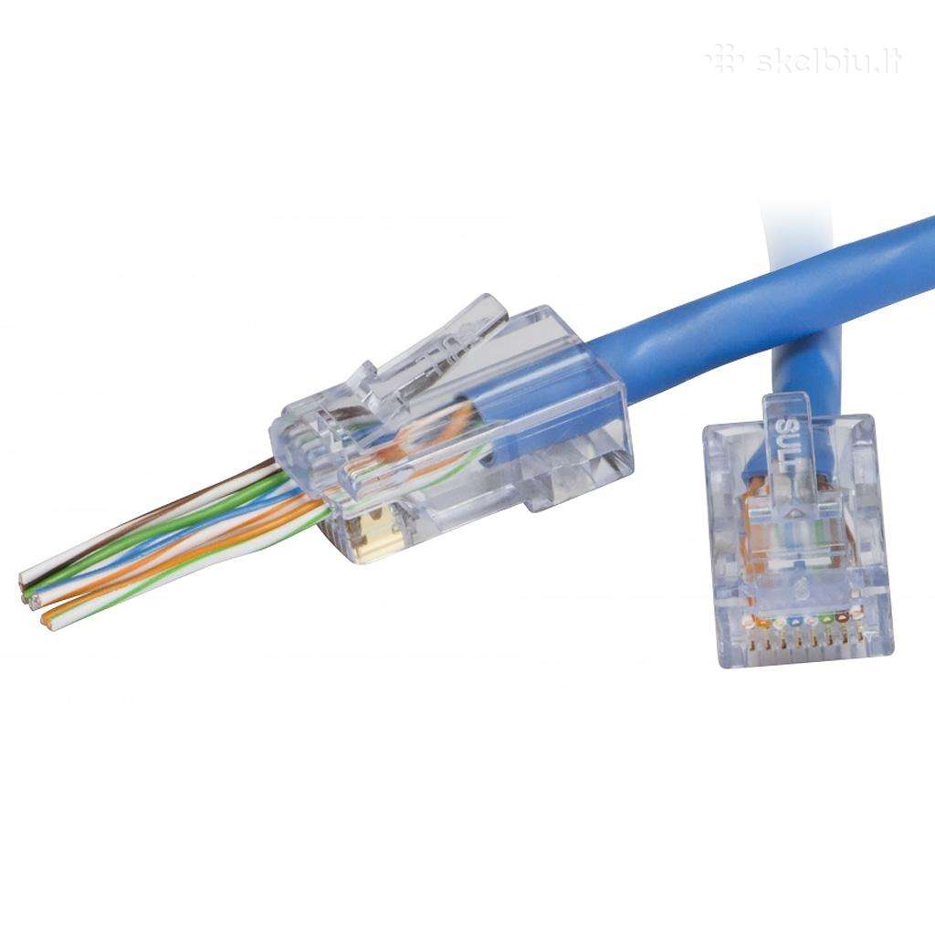 Ez-rj45 Cat6 – tinklo kabelio jungtys
