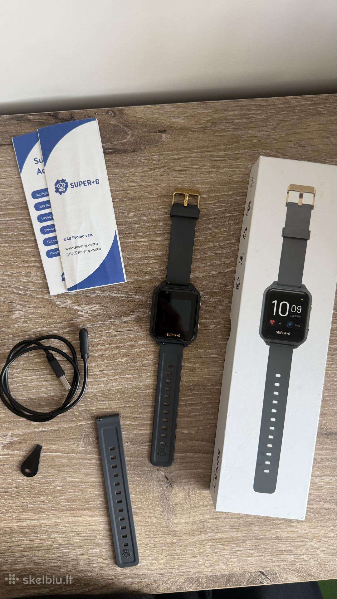 Parduodu Super-g Active S išmanųjį laikrodį.