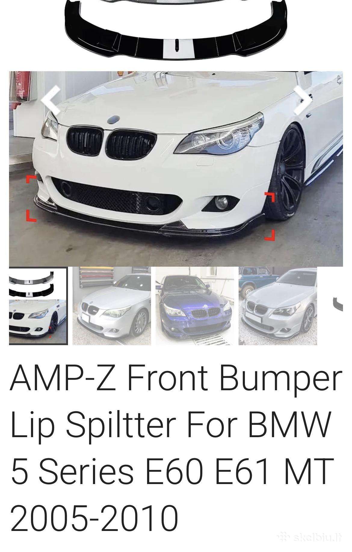 Bmw 5 serijos E60/e61 bamperio apdaila front lipas