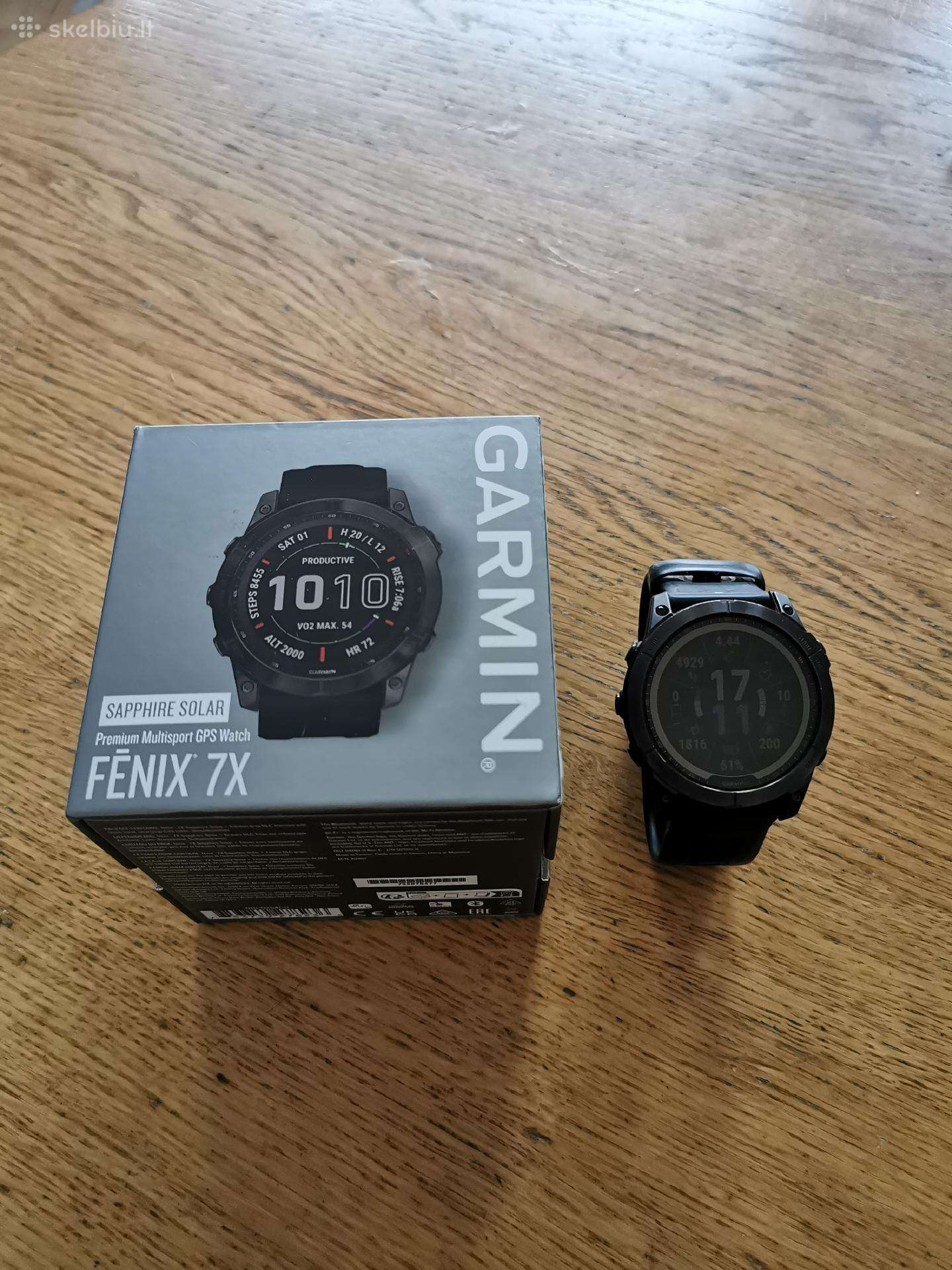 Garmin Fenix 7x Sapphire Solar