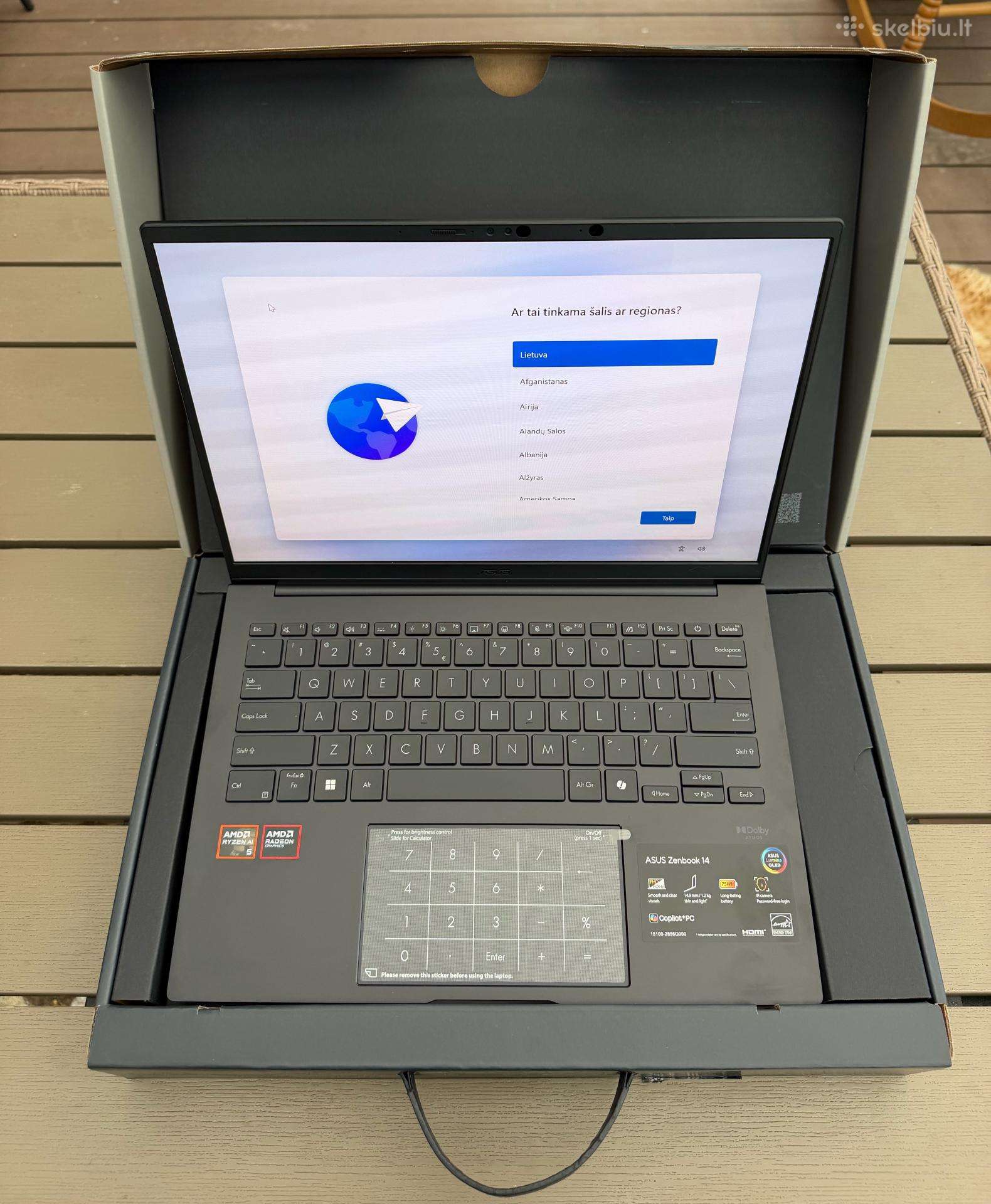 Naujas Asus Zenbook 14 Oled