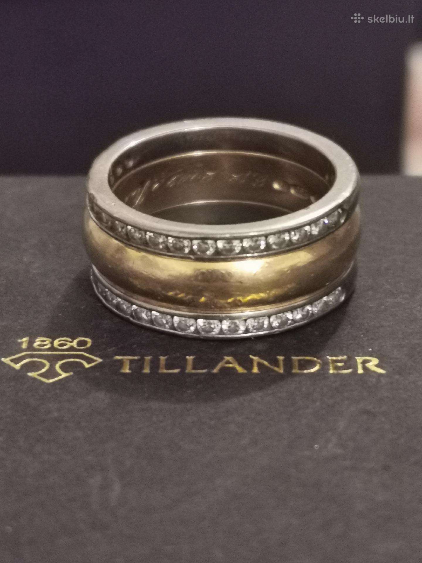 Tillander Emma Black diamond ring gold