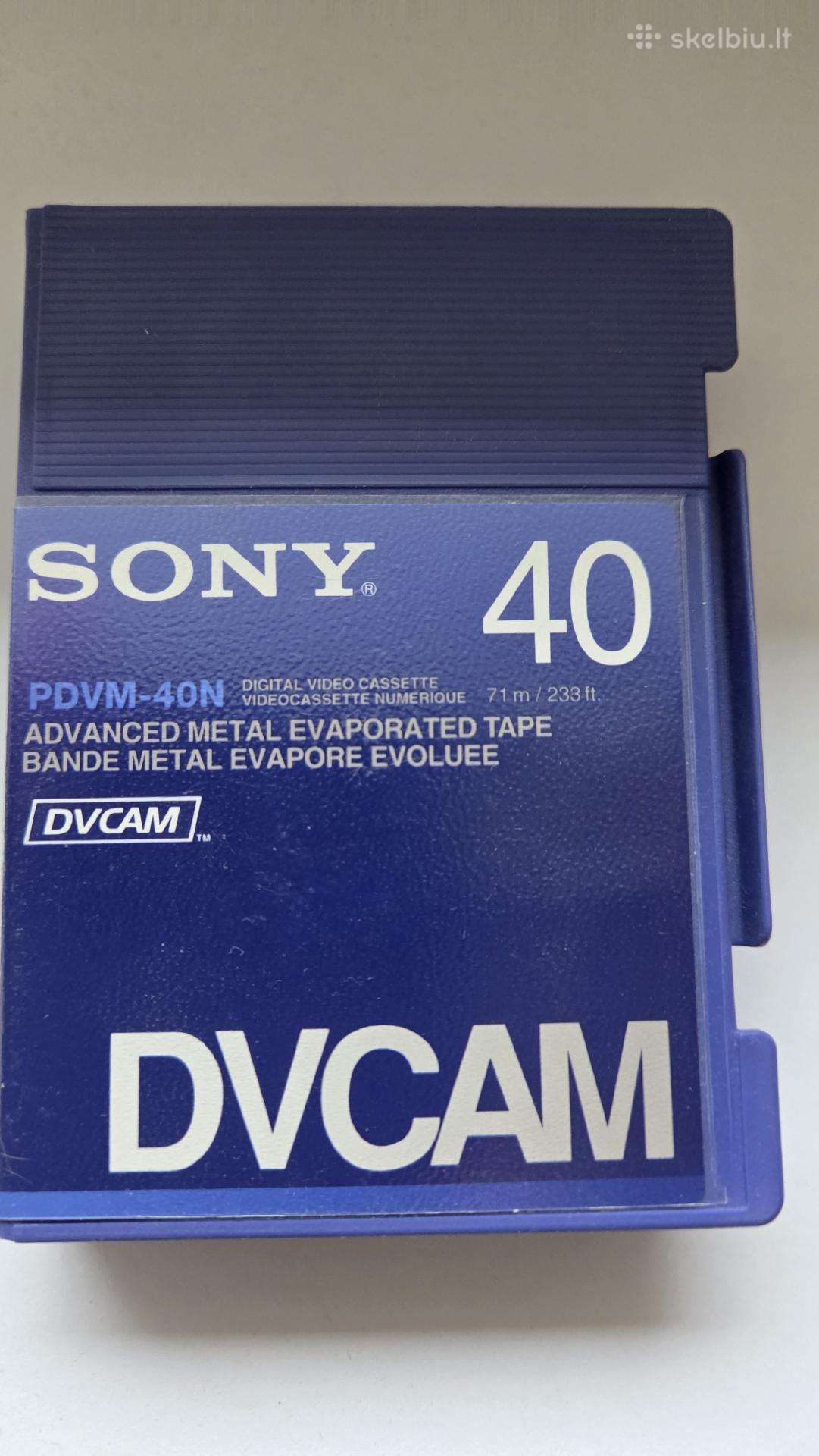 Sony Dvcam 40 skatmeninė vaizdo kasetė