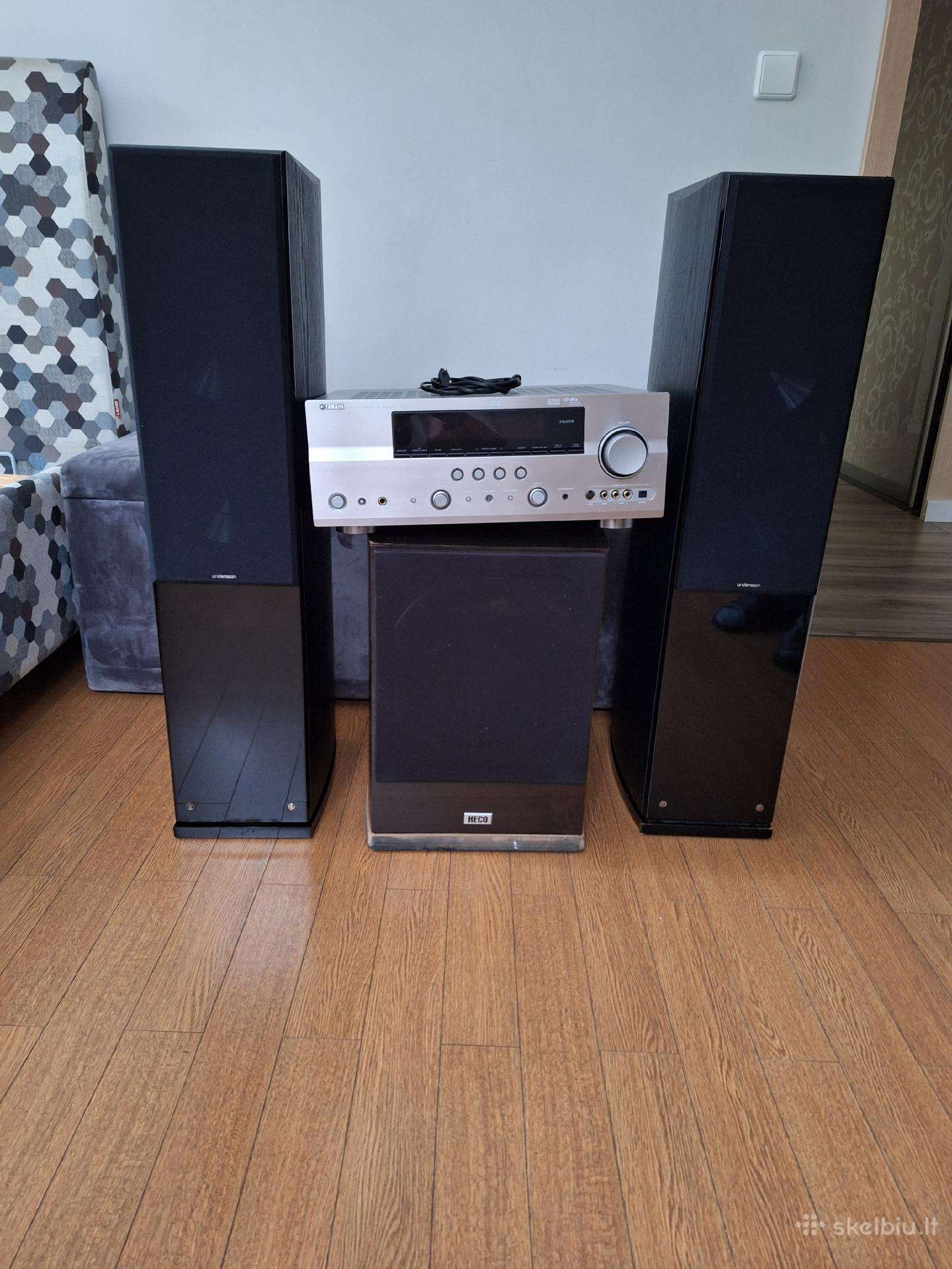 Yamaha Rx-663+andersson 2.1 garso sistema