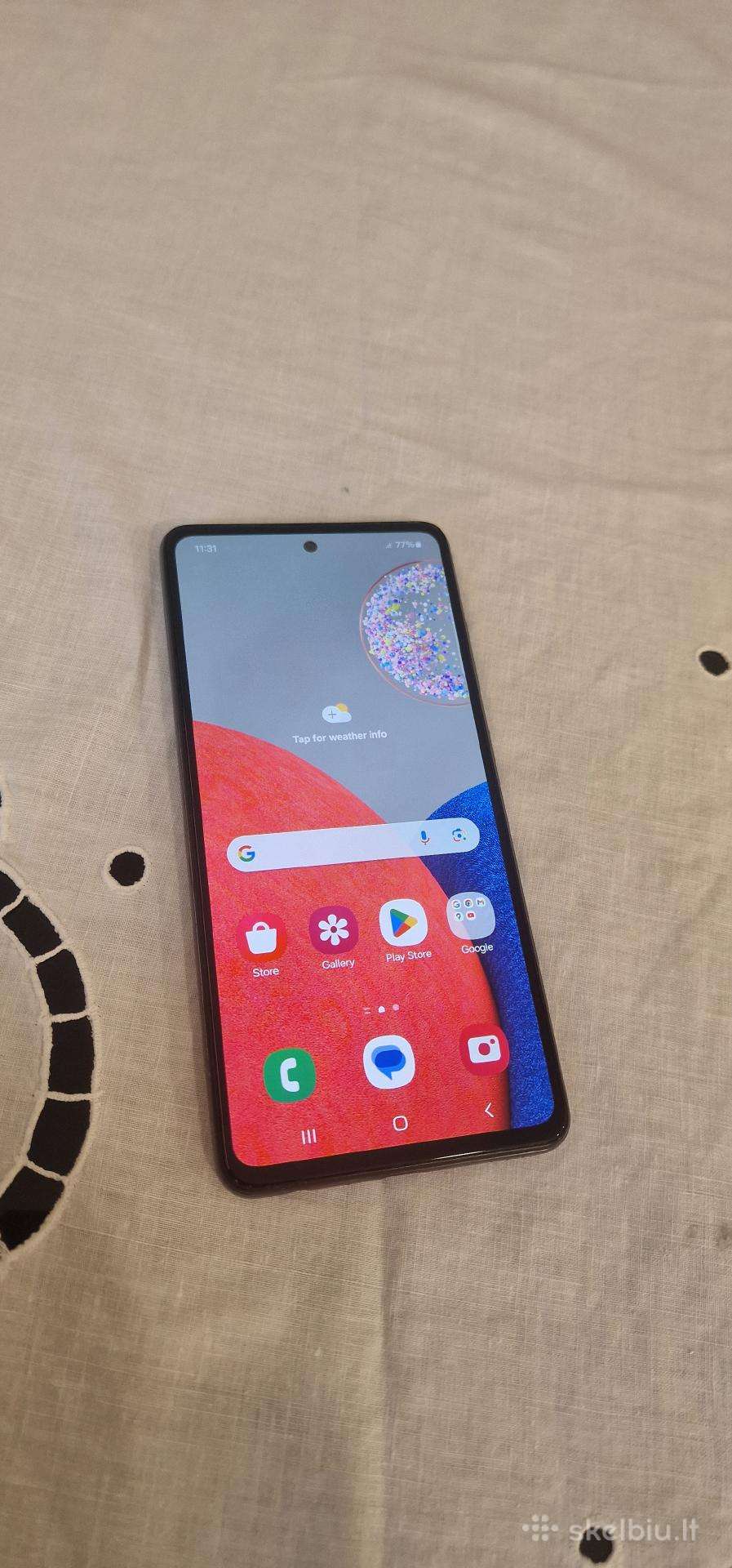 Samsung galaxy A52s 5G - 83 eur.