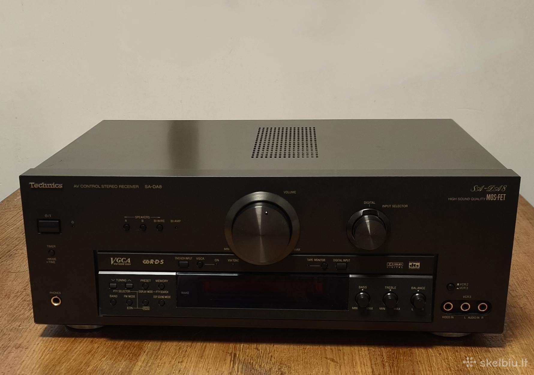 Technics Sa-da8 5.1 resyveris-stiprintuvas