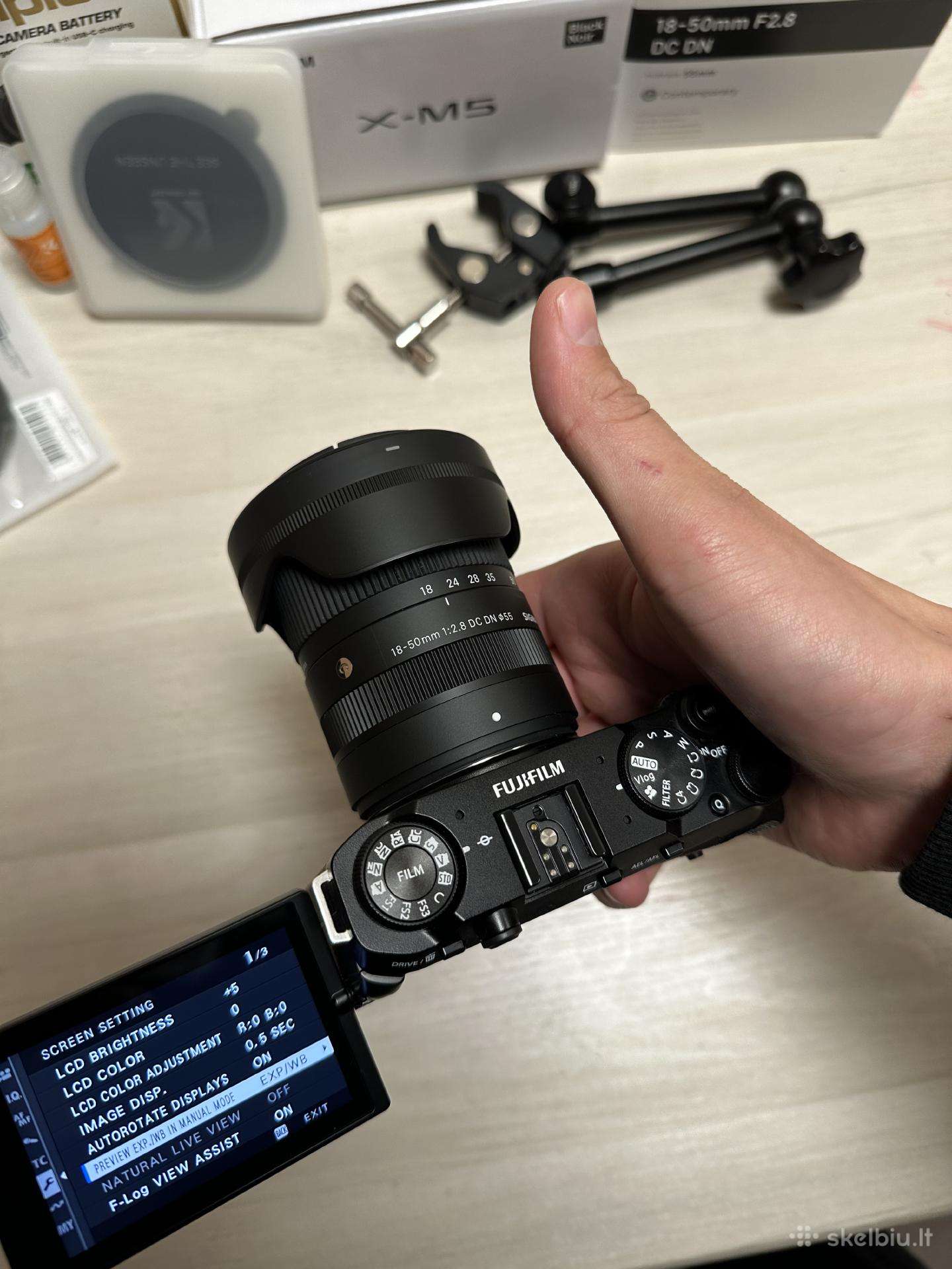 Fujifilm Xm-5 + Sigma 18-50 + Nd2-32