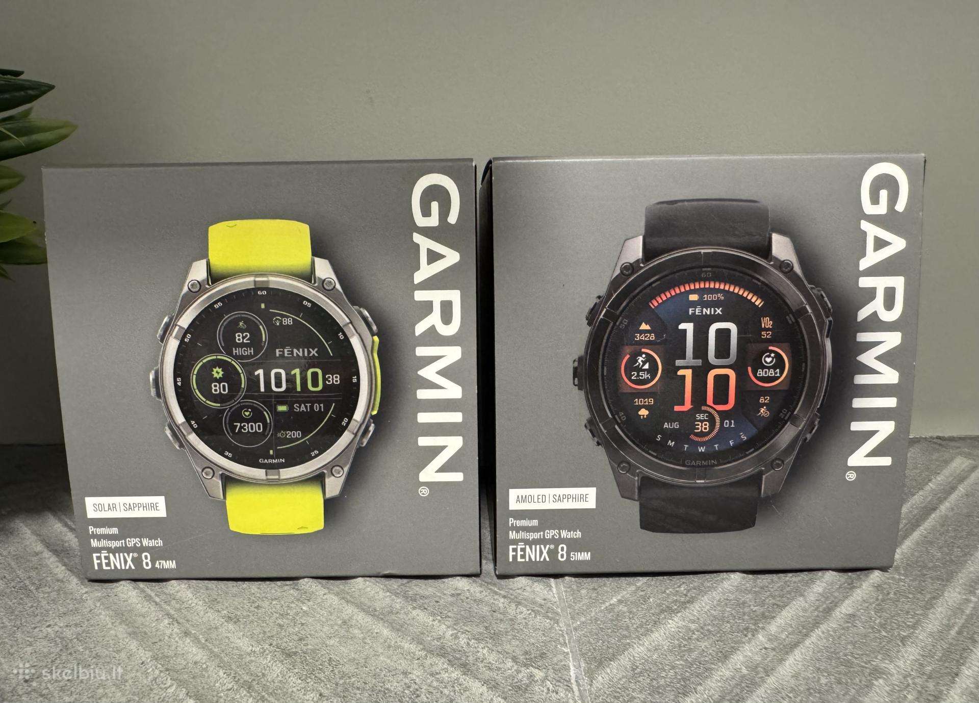 Garmin Fenix 8 47mm, 51mm Amoled Sapphire