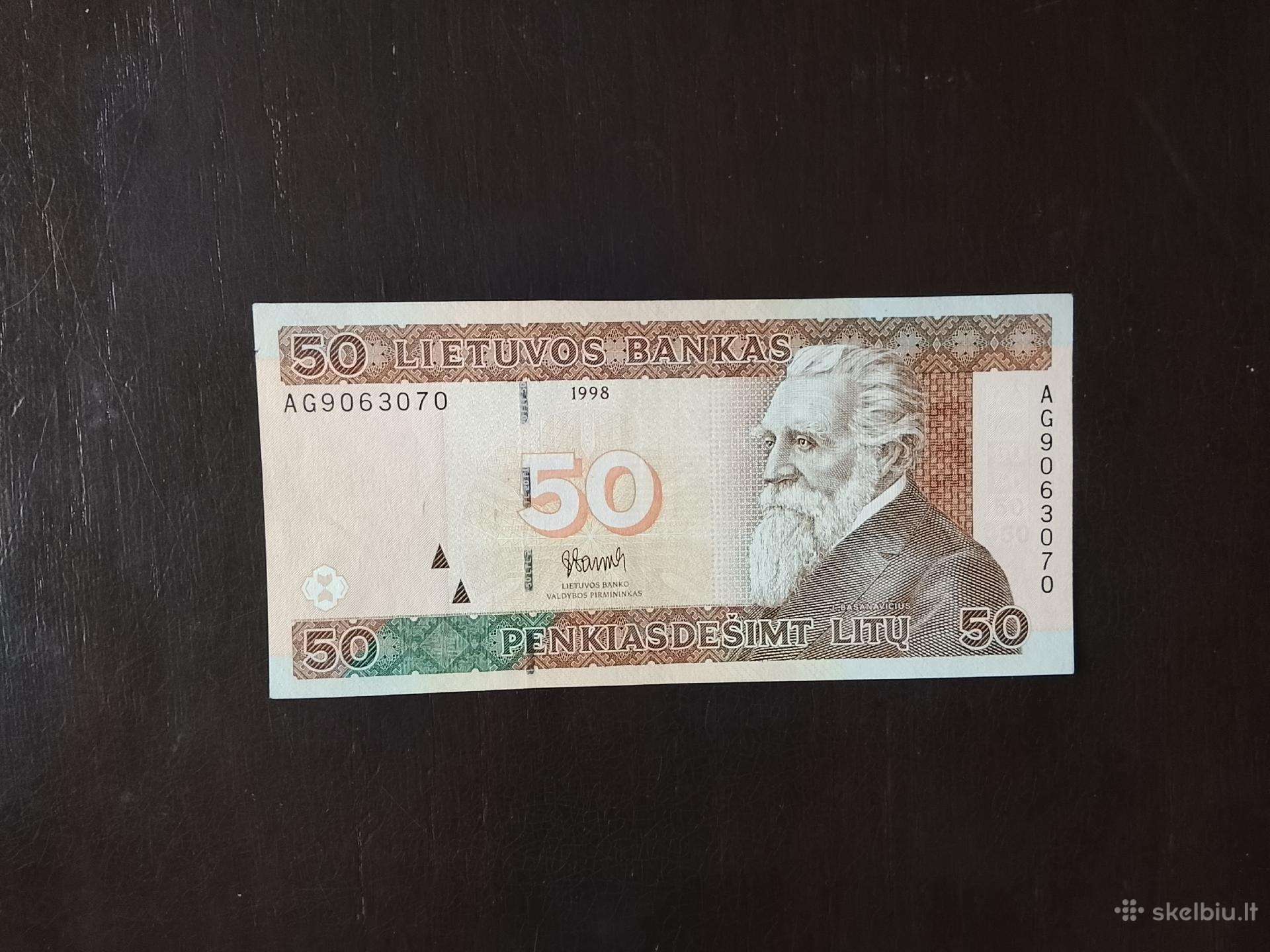 50 Litų 1998m.