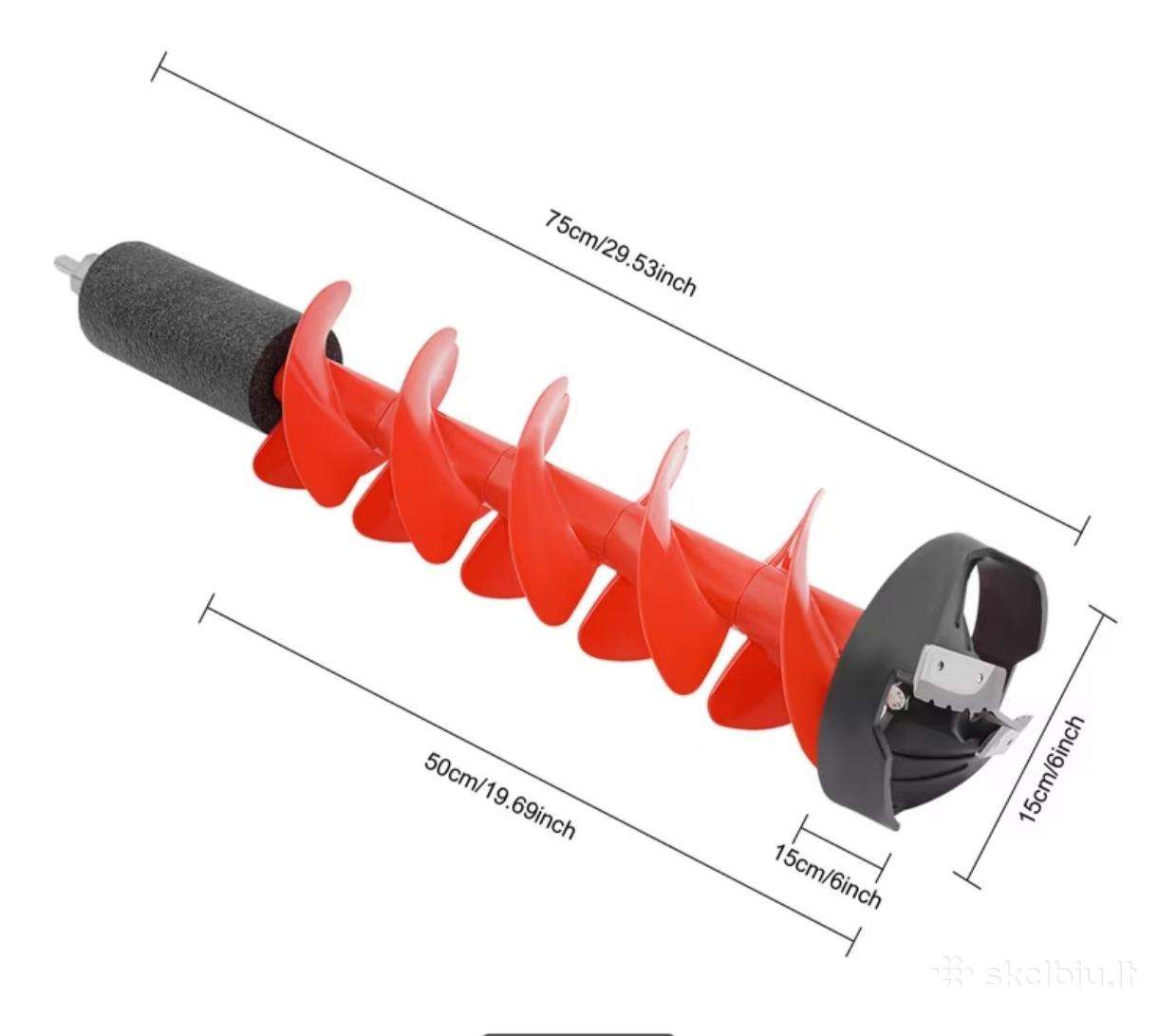 Ledo grąžtas su adapteriu