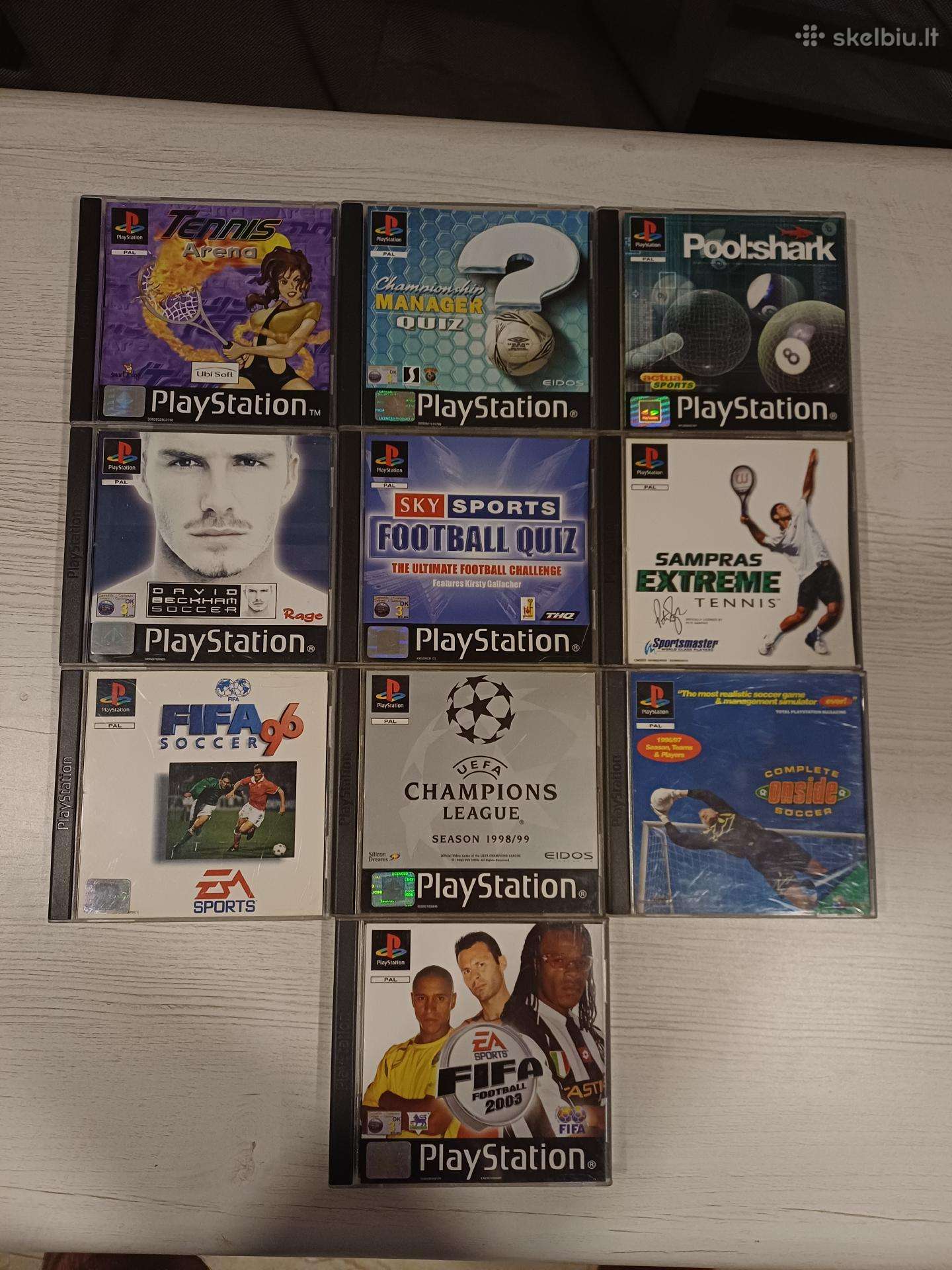 Kolekcines bukles ps1 originalus zaidimai