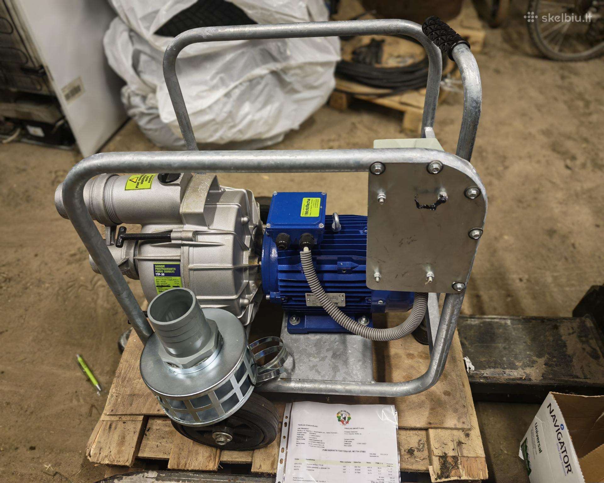 Purvo siurblys Mototecha Ttp-30, 4 kw, 380 V