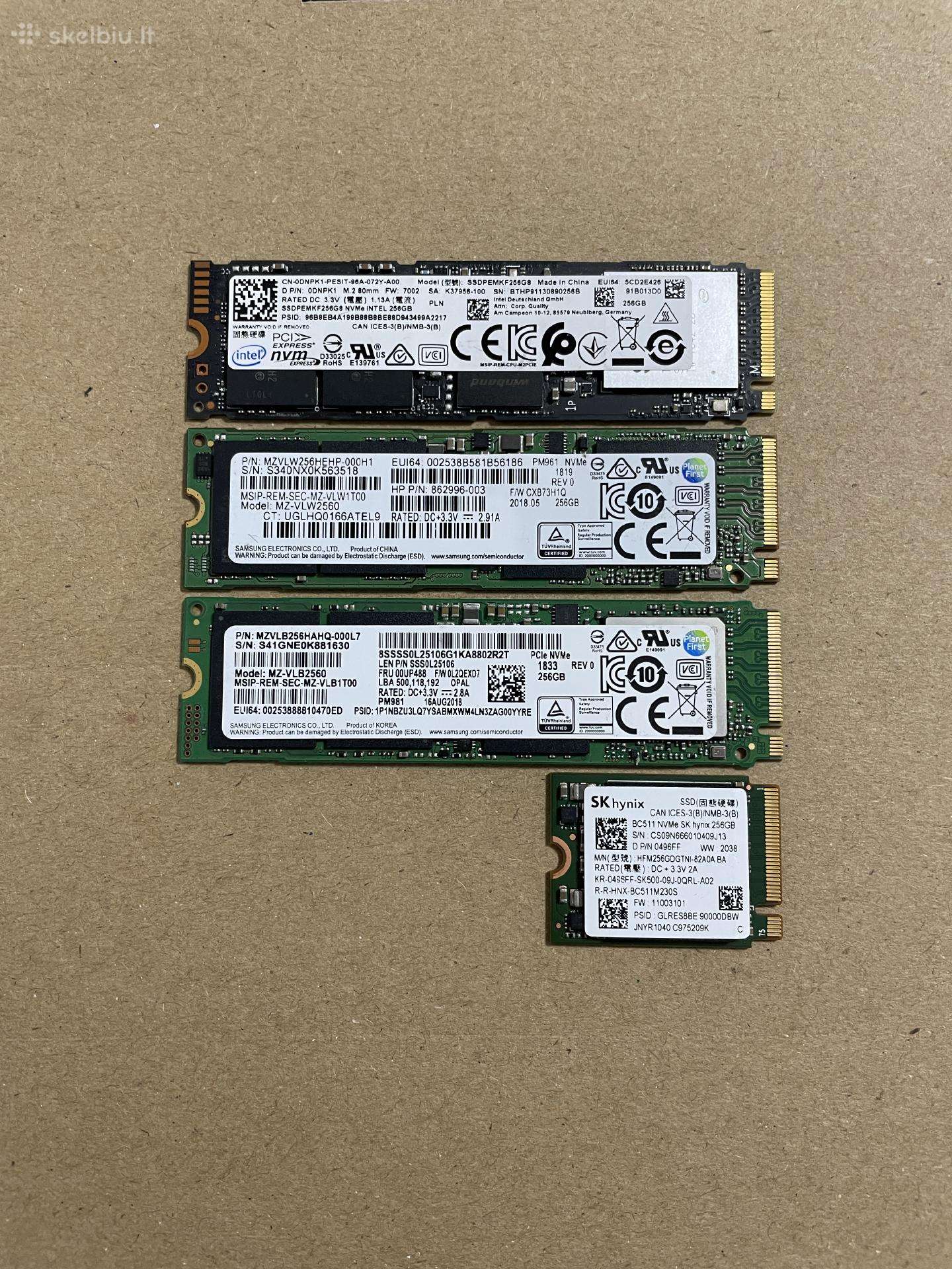 SSD M.2 Nvme 256gb, 512gb, 1tb, 2tb