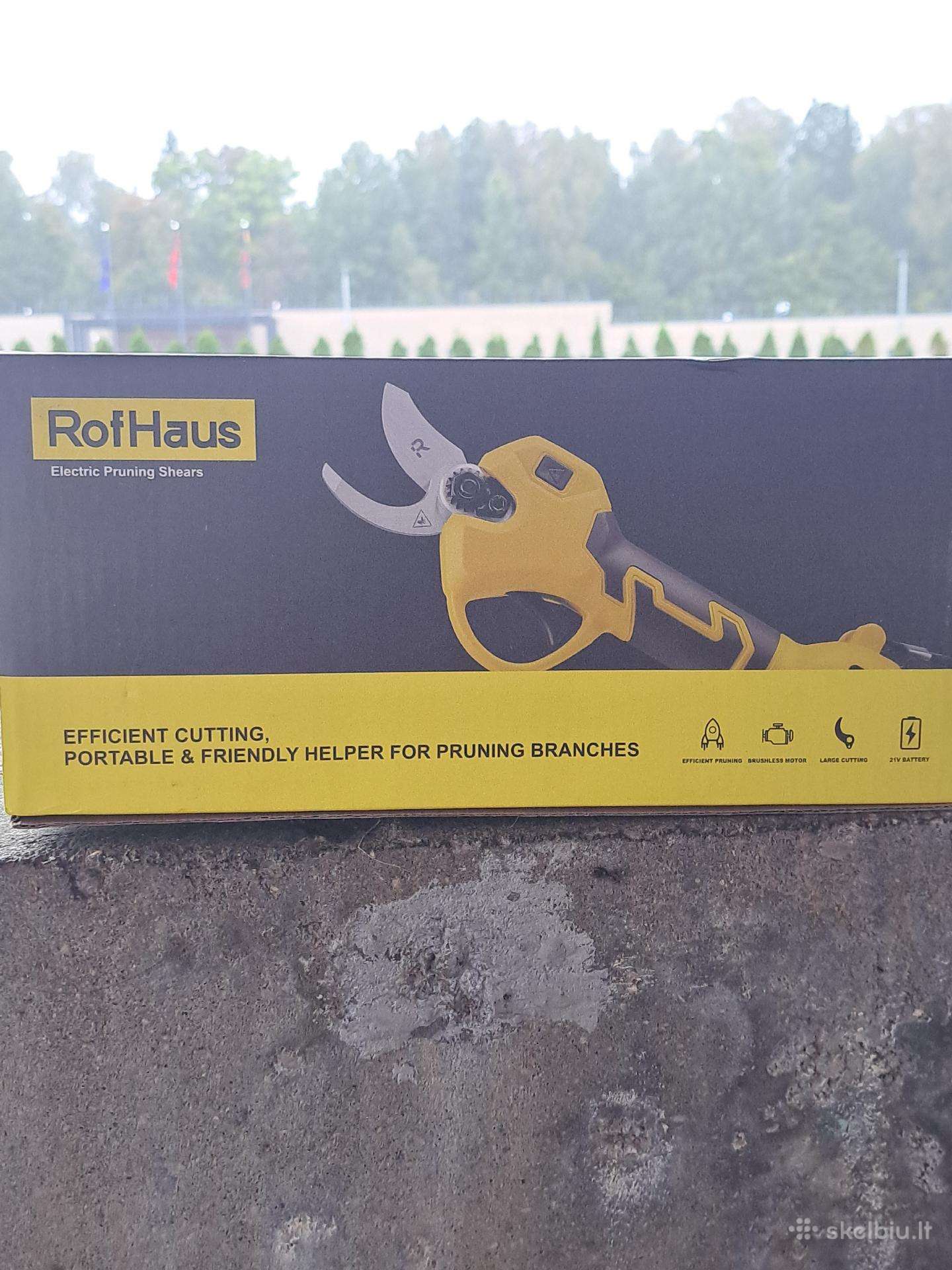 Sekatorius genėjimui su baterija
