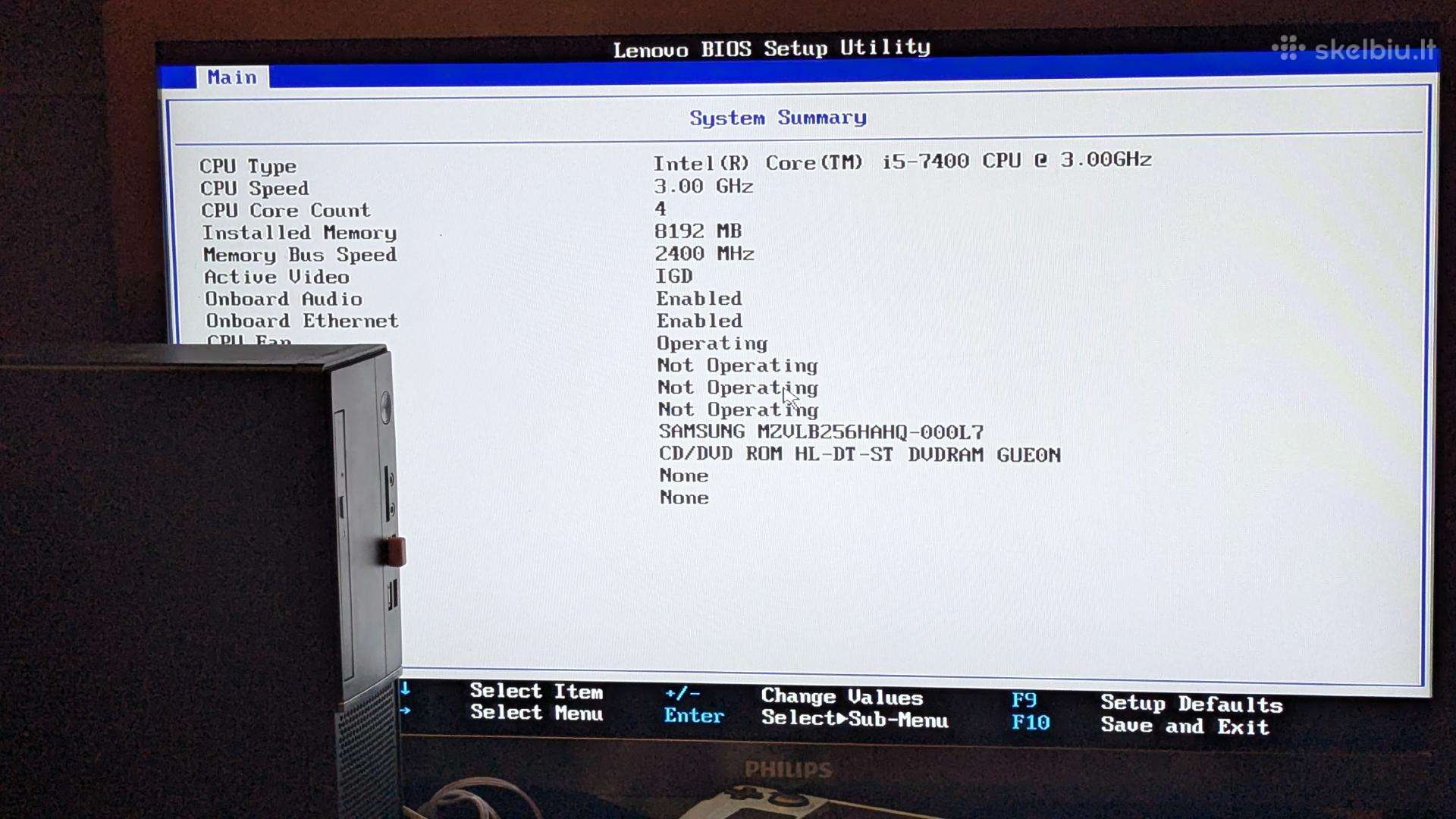 Lenovo v520s i5 7400_ddr4 8 gb_ssd 240 GB