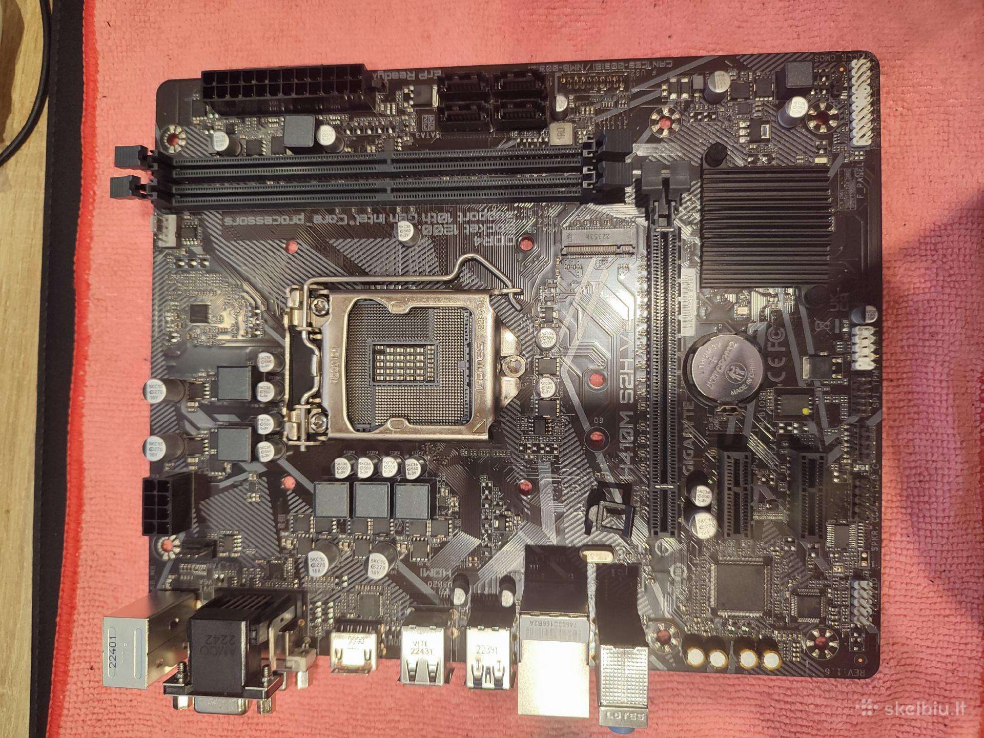 H410m S2h V2 Motininė Plokštė Gigabyte